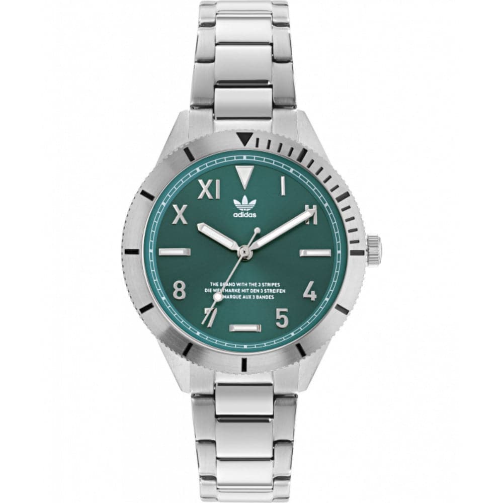 Adidas Men's AOFH22059 Silver Stainless Steel Watch - Stylish & Durable for Casual, Business & Sports Wear
