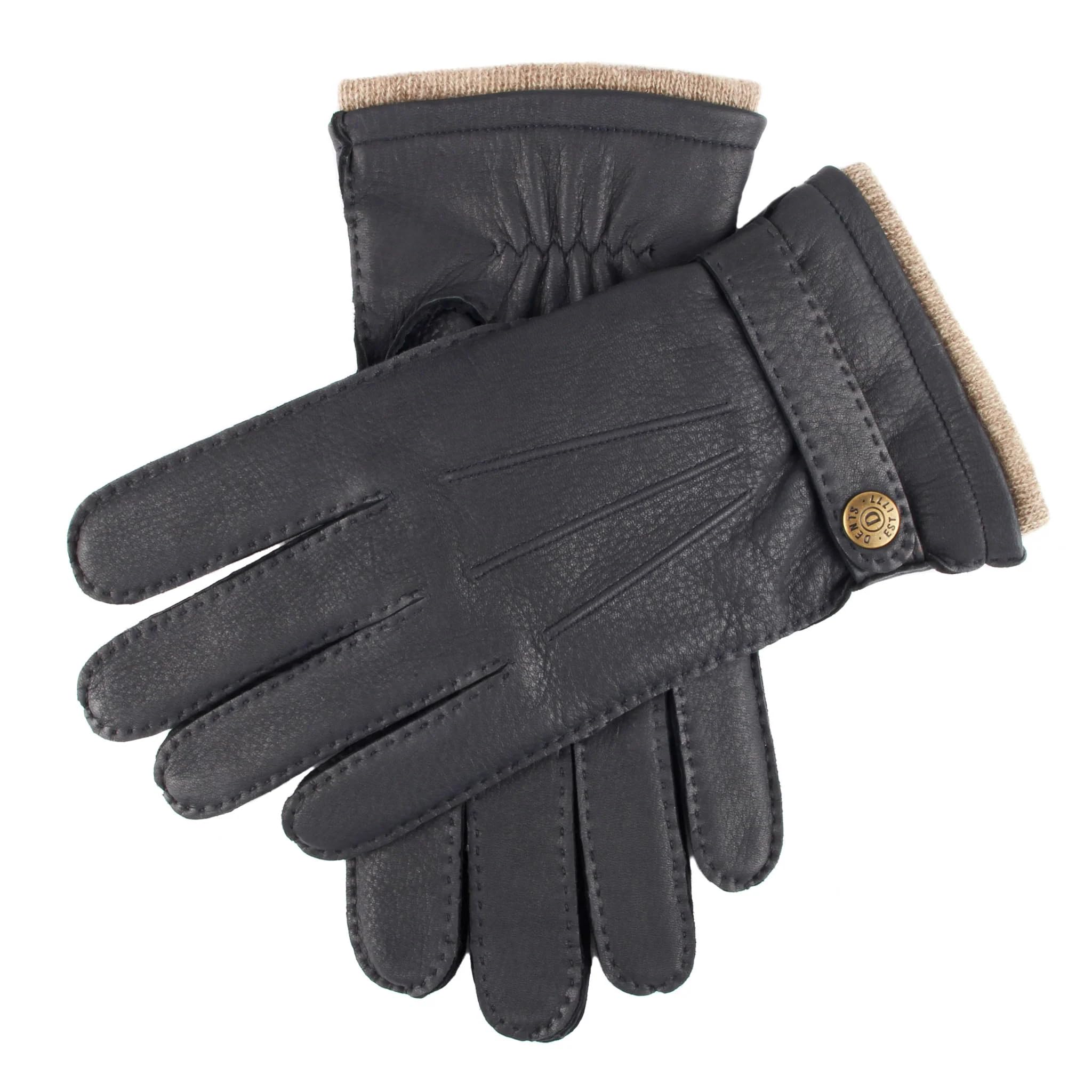 Men's Winter Gloves - Large Size, Black - Warm & Durable for Outdoor Activities, Skiing, Hiking, and Snow Sports
