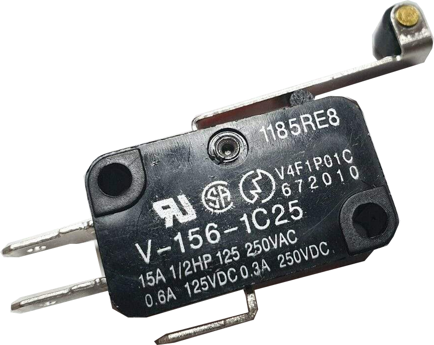 1185RES Microswitch 0.15A SPDT Miniature Snap Action Switch - Perfect for Appliances, Vending Machines & Industrial Controls