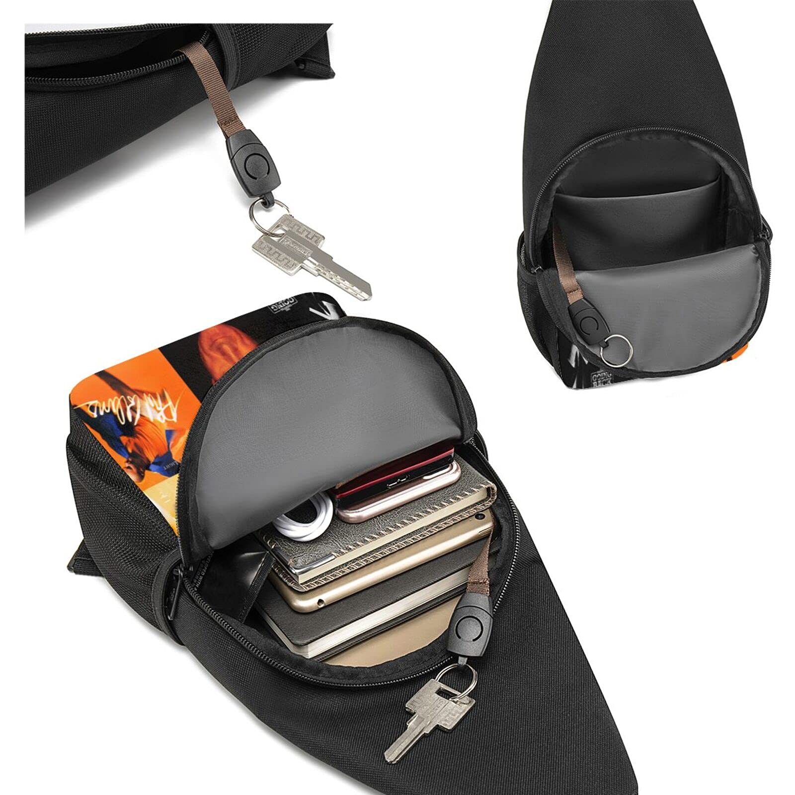 Men's & Women's Crossbody Sling Backpack - Multifunctional Chest Bag for Hiking, Camping, Sports & Travel - Lightweight Shoulder Daypack for Outdoor Adventures & Daily Use