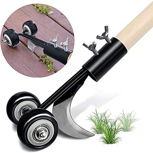 Stand Up Weed Puller Tool - Manual Weeder for Cracks & Crevices | Garden Weeding Tool for Patio, Backyard, Sidewalk & Driveway | Perfect for Easy Weed Removal While Standing