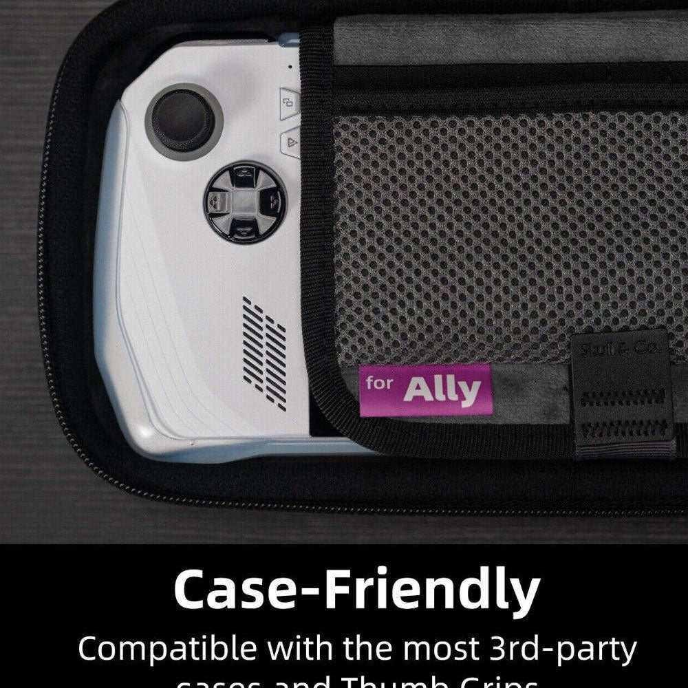 Skull & Co. Slim Carrying Case for ASUS ROG Ally - Lightweight Protective Cover for Handheld Gaming Console | Perfect for Travel, Commuting & Gaming On-The-Go