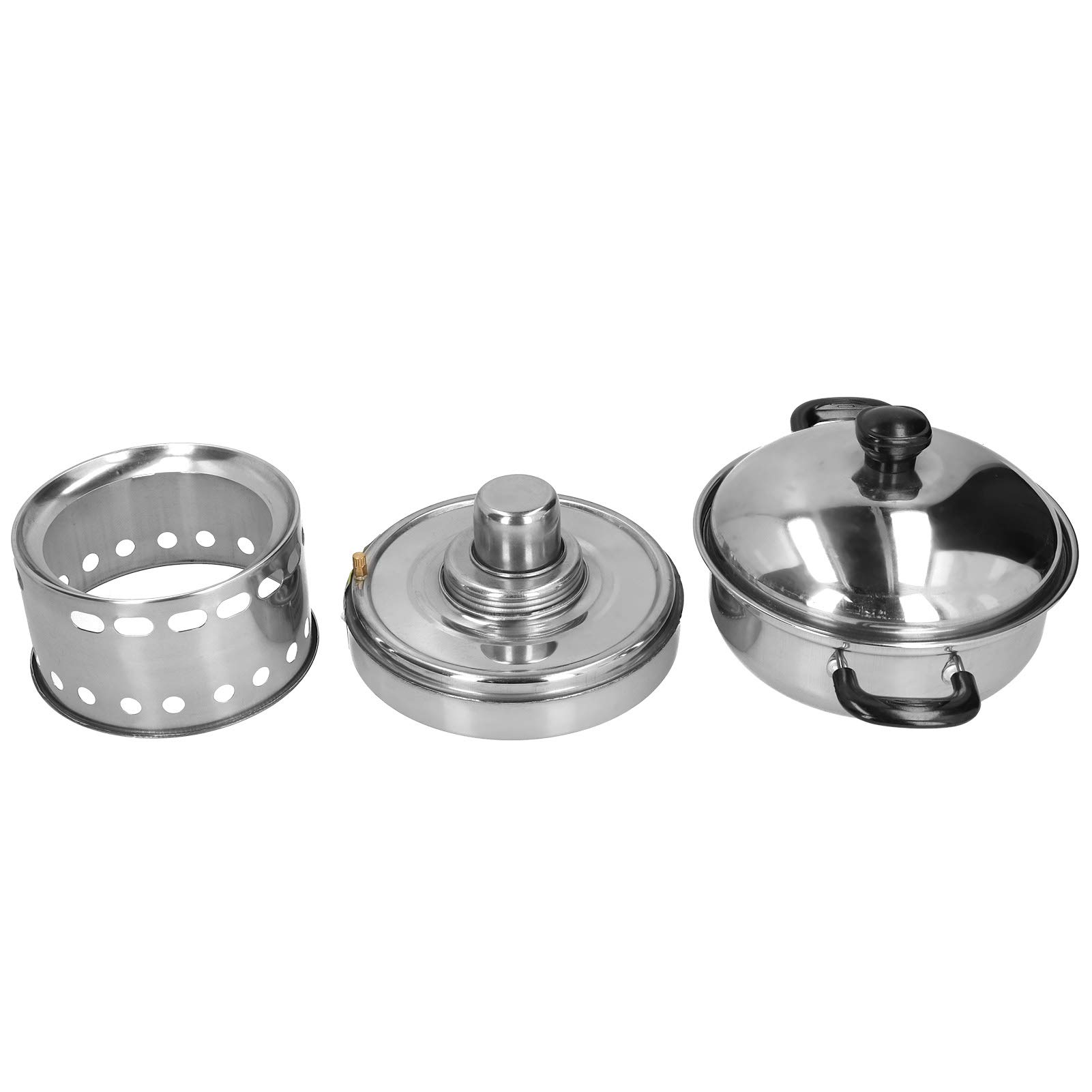 Premium Stainless Steel Non-Magnetic Hot Pot Stove - Heavy Duty Outdoor & Indoor Use for Restaurants, Homes, Camping, and Parties