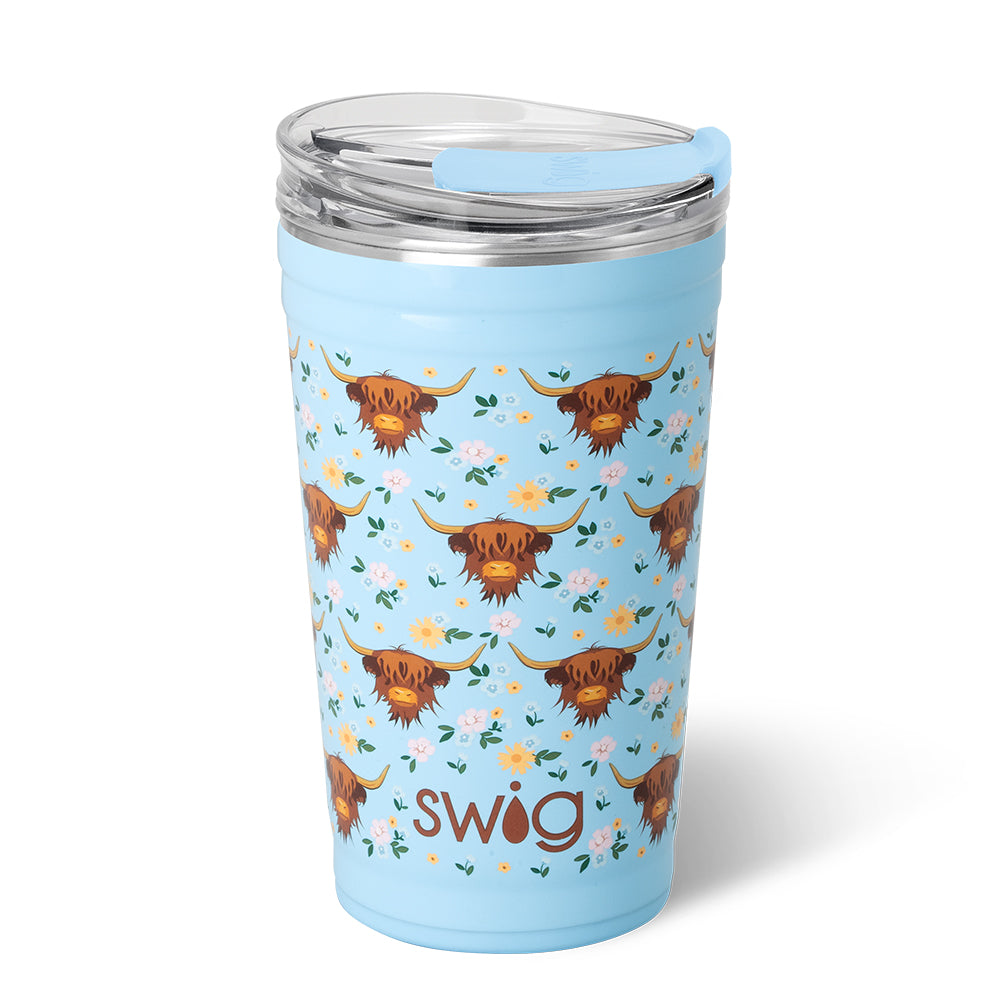 24oz Holy Cow Party Cup - Durable Plastic Drinking Cup for Parties, BBQs, and Tailgates - Perfect for Beer, Cocktails, and Beverages