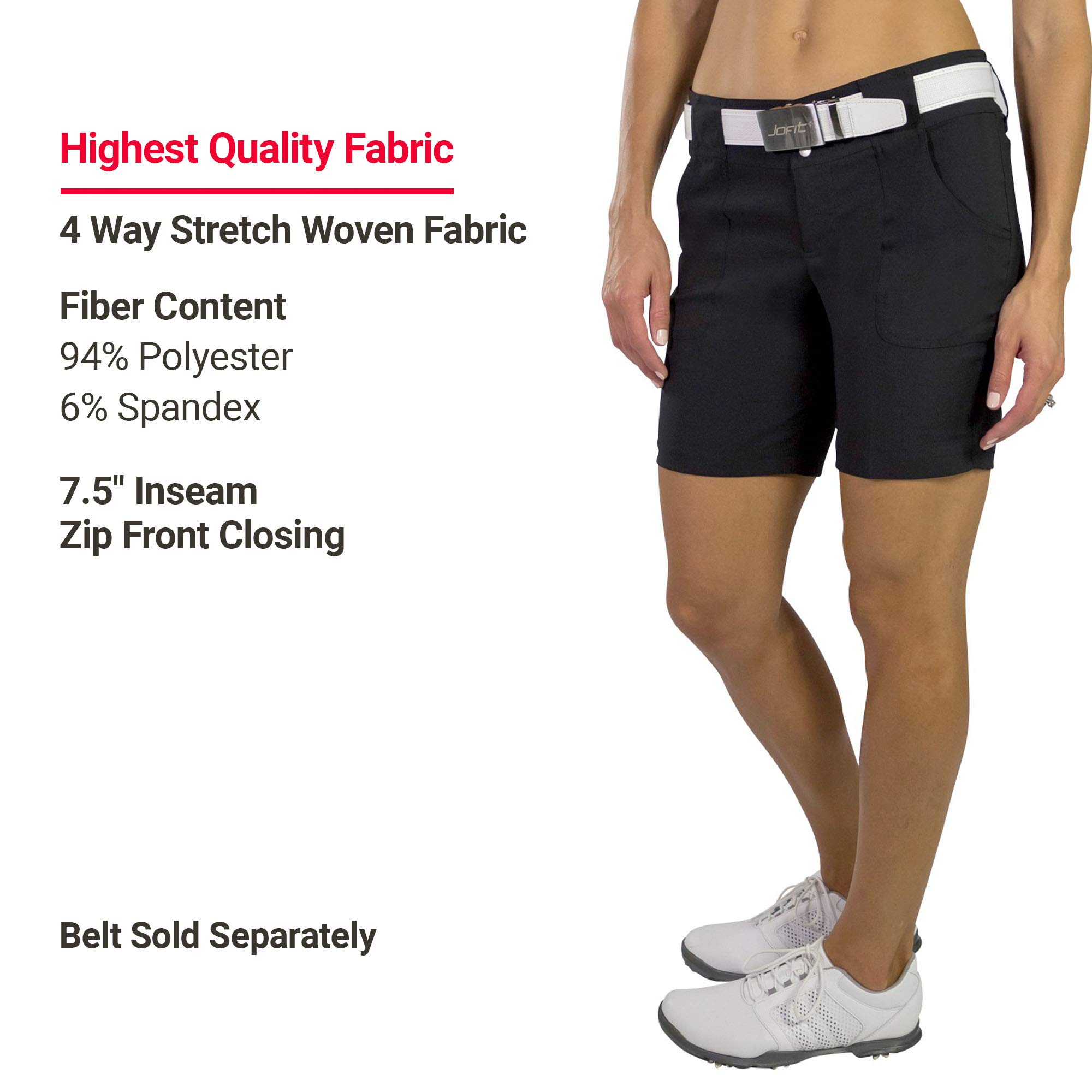 Jofit Women's Golf Shorts - Breathable Athletic Shorts for Golf, Running & Casual Wear | Comfortable & Stylish Activewear for Everyday Use