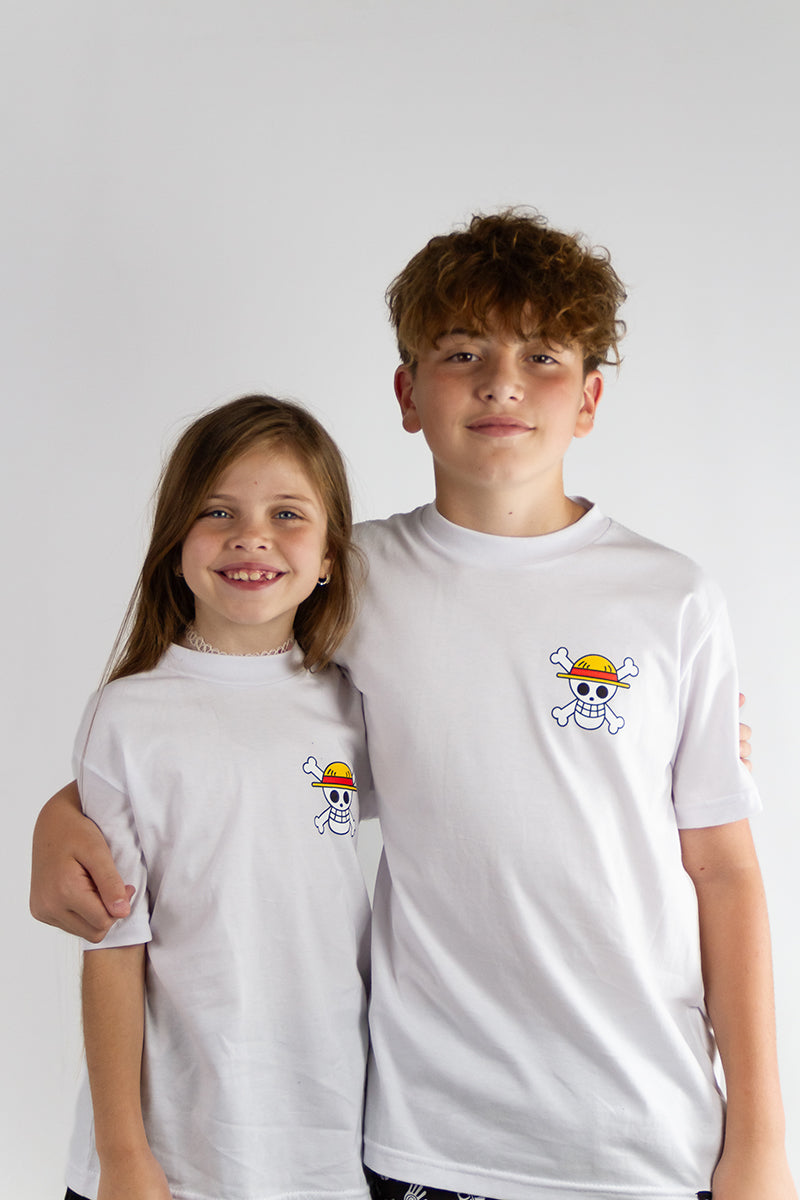 Ocn Kids Oversize Tribute T-Shirt - White Y1 - Comfortable & Stylish Unisex Tee for Boys and Girls - Perfect for Casual Wear, School, and Playdates