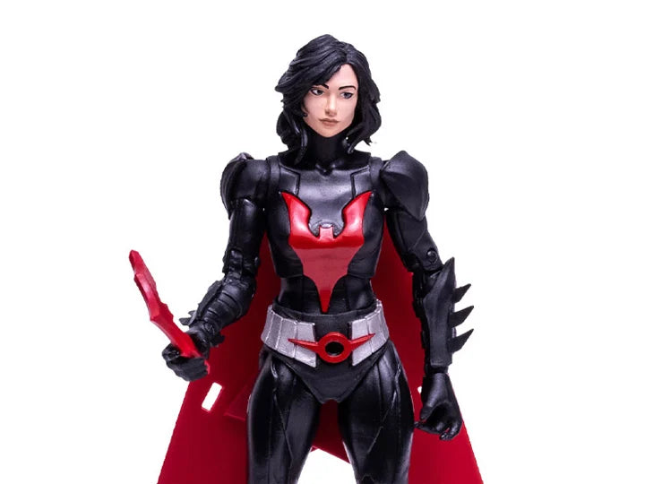 Batman Beyond DC Multiverse Batwoman (Unmasked) Action Figure - Collectible 6-Inch Scale DC Comics Superhero Toy for Display & Play