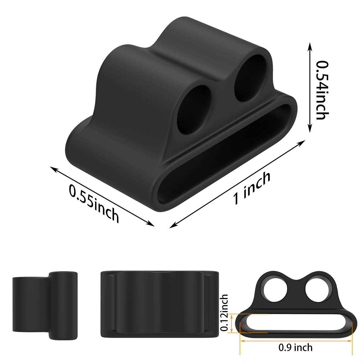Anti-Lost AirPod Pro Strap Holder - for Sports & Work (Black+White)