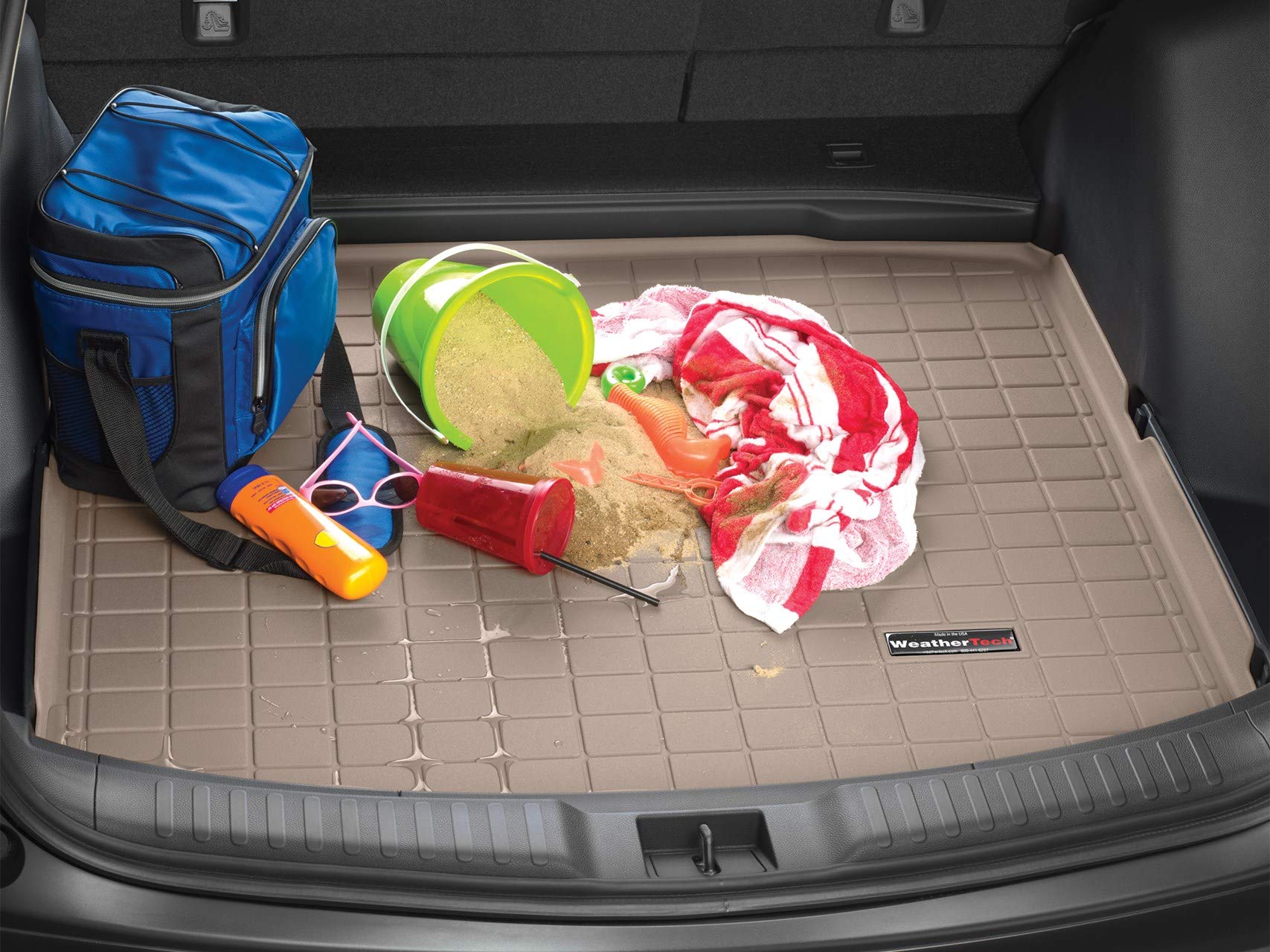 WeatherTech Cargo Trunk Liner for Dodge 300 & Charger - Custom Fit All-Weather Protection (Model 40270) Black - Perfect for Road Trips & Daily Commute
