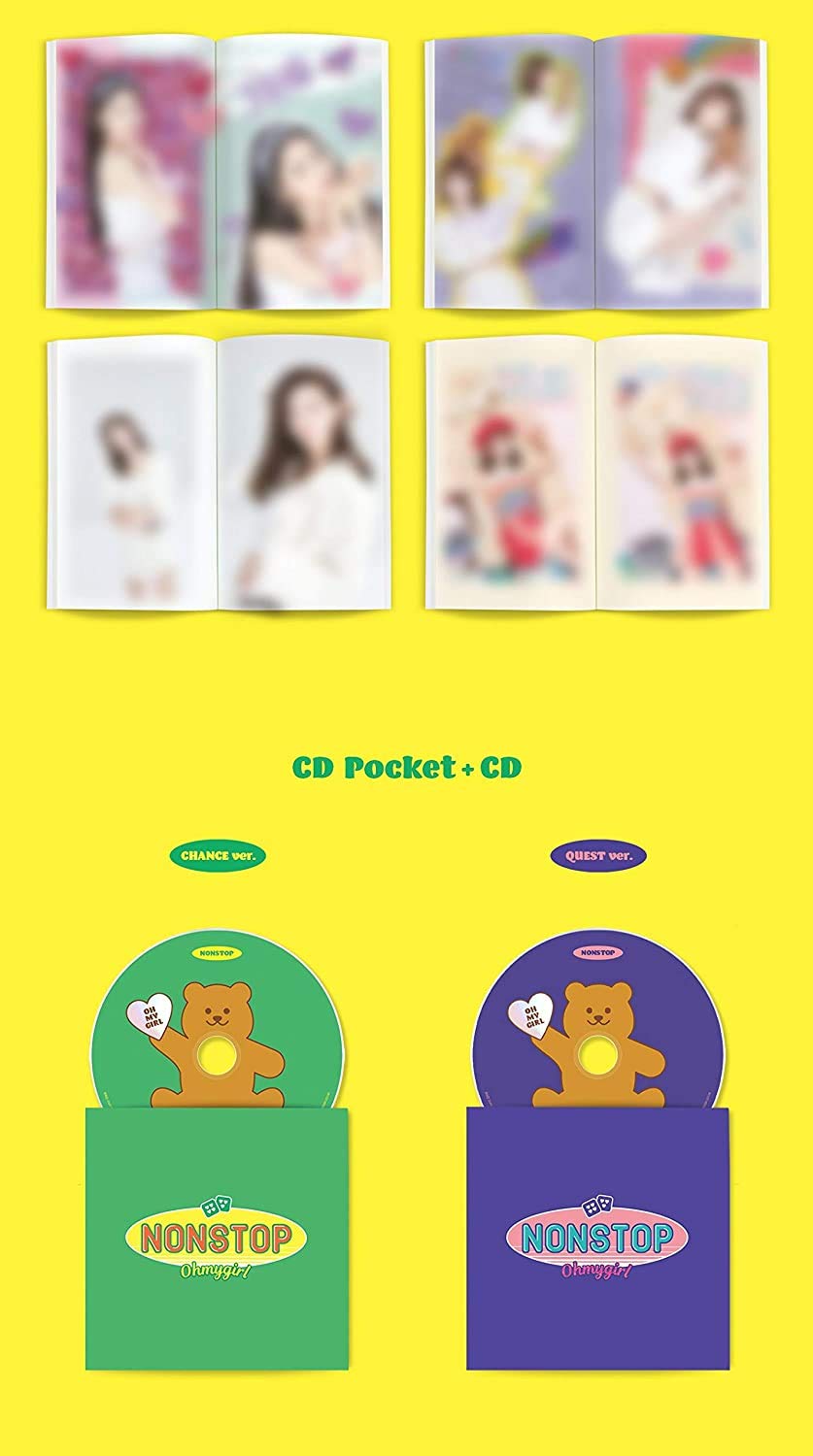 OH MY GIRL [NONSTOP] 7th Mini Album (Random Version) - CD, Photo Book, Cards, Game Board & Marker Set | Official K-POP Merchandise | Perfect for K-POP Fans & Collectors | Great Gift for Music Lovers & K-POP Enthusiasts