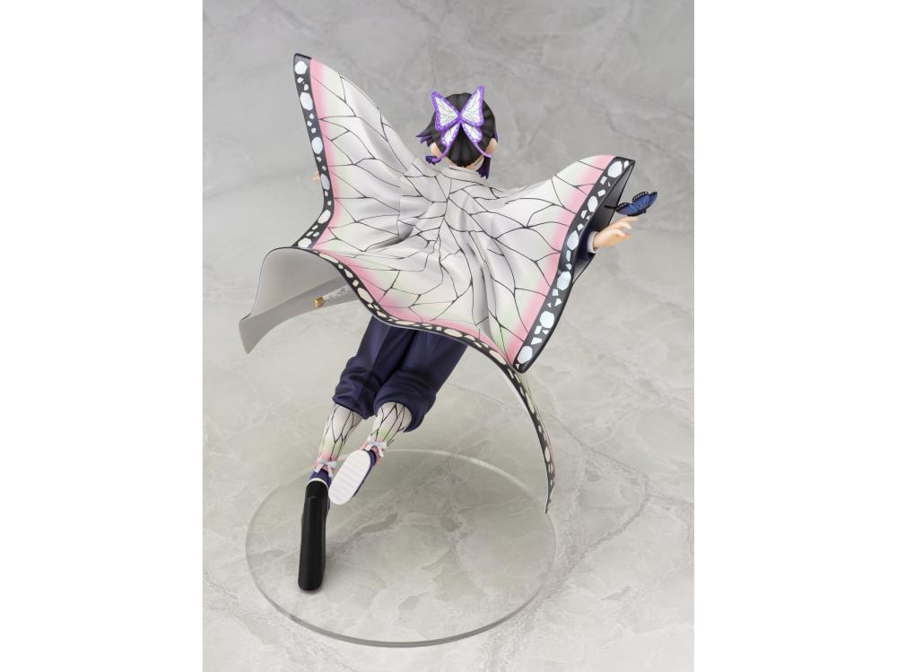 Aoshima 1/7 Scale Figure - Demon Slayer Kimetsu no Yaiba Shinobu Kocho Anime Collectible Statue for Home Display & Anime Fans Gift