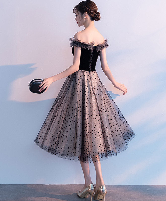 Elegant Black Tulle Short Prom Dress for Women - Sexy Homecoming Party Dress for Teens - Perfect for Prom Night, Homecoming Dance & Special Occasions