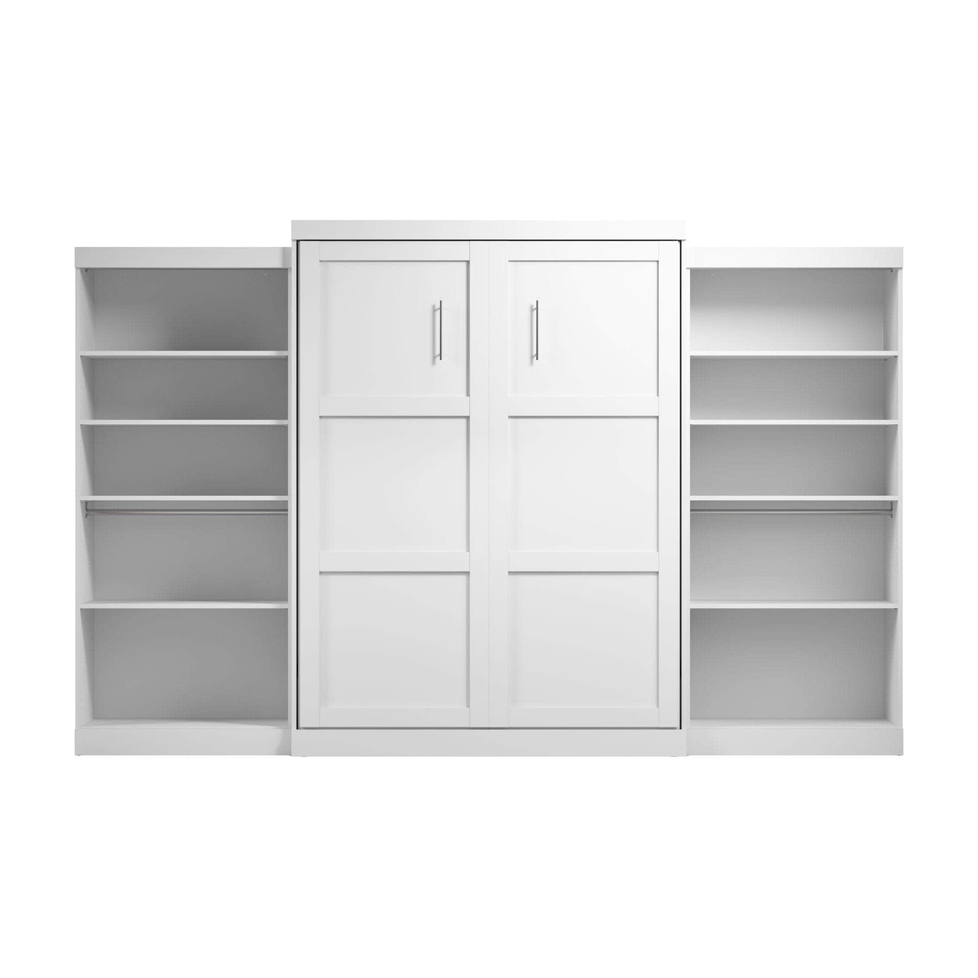 Pur Queen Murphy Wall Bed with 2 Storage Units - 136