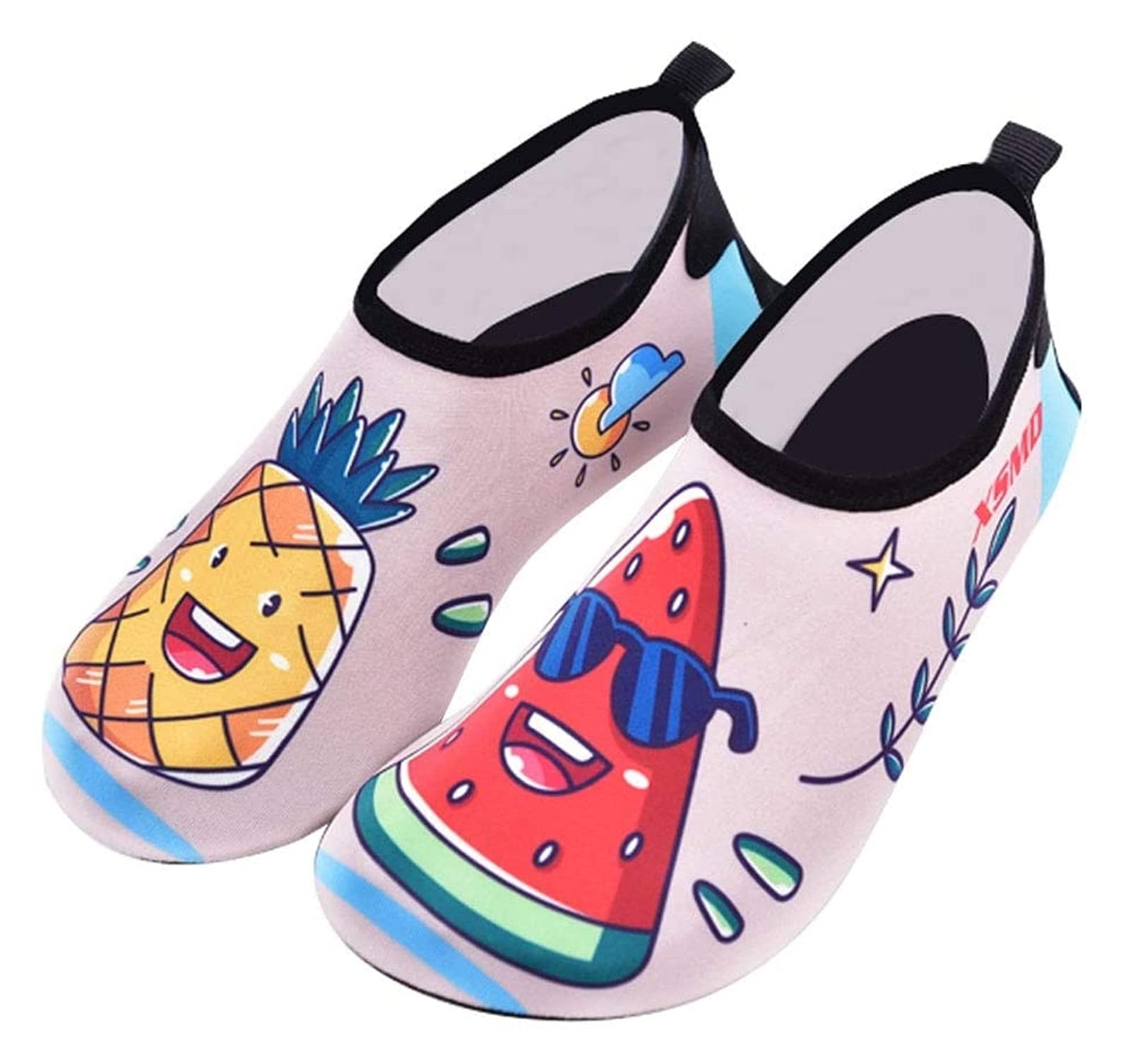 **Men's & Women's Non-Slip Water Shoes for Beach, Snorkeling, Diving, Swimming & Treadmill - Barefoot Soft Sole Quick-Dry Aqua Shoes for Adults & Toddlers - Perfect for Pool, Surfing, Kayaking & Water Sports**