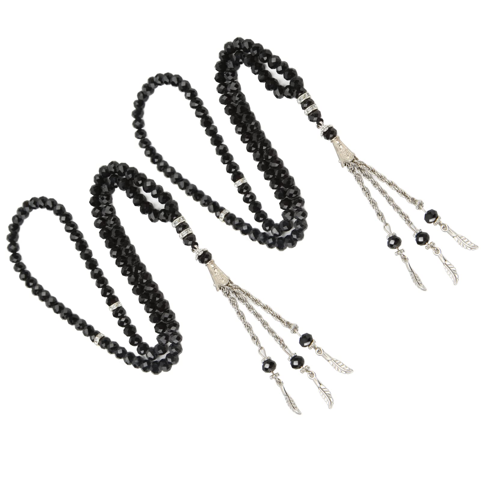 99 Grain Prayer Beads Rosary - Durable Athens Black Buddhist Mala Necklace for Meditation, Yoga & Spiritual Gifts | Perfect for Daily Prayer, Mindfulness Practice & Thoughtful Present Giving