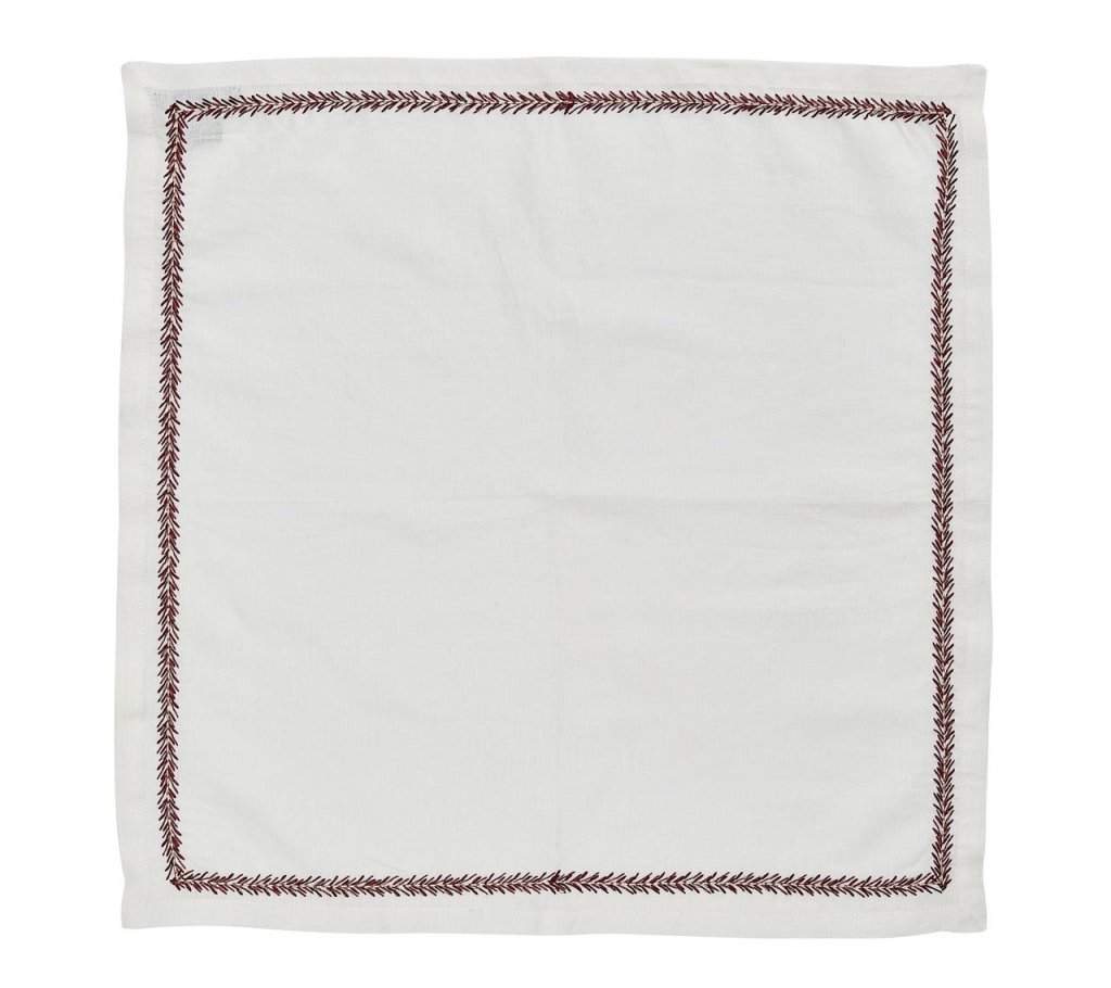 Premium Jardin Napkins Set of 4 - 100% Cotton Decorative Table Napkins for Dinner Parties, Weddings & Home Decor