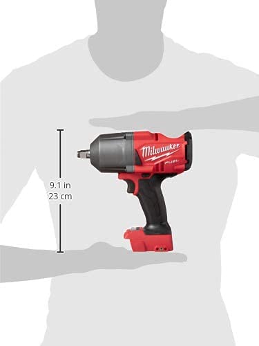 Milwaukee 2767-20 M18 FUEL High Torque 1/2-Inch Impact Wrench with Friction Ring - Powerful Cordless Tool for Automotive Repair, Construction & Heavy-Duty Fastening