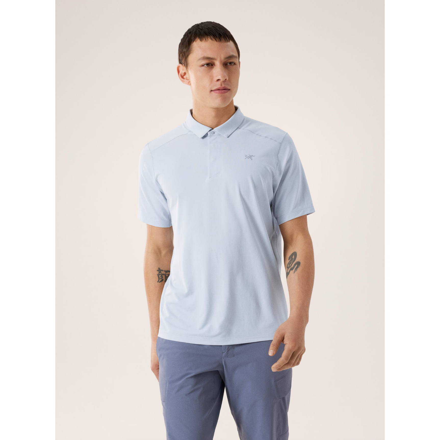 Arc'teryx Men's Cormac Short Sleeve Polo Shirt - Moisture-Wicking, Breathable & Quick-Dry Performance Top for Hiking, Golf & Outdoor Activities