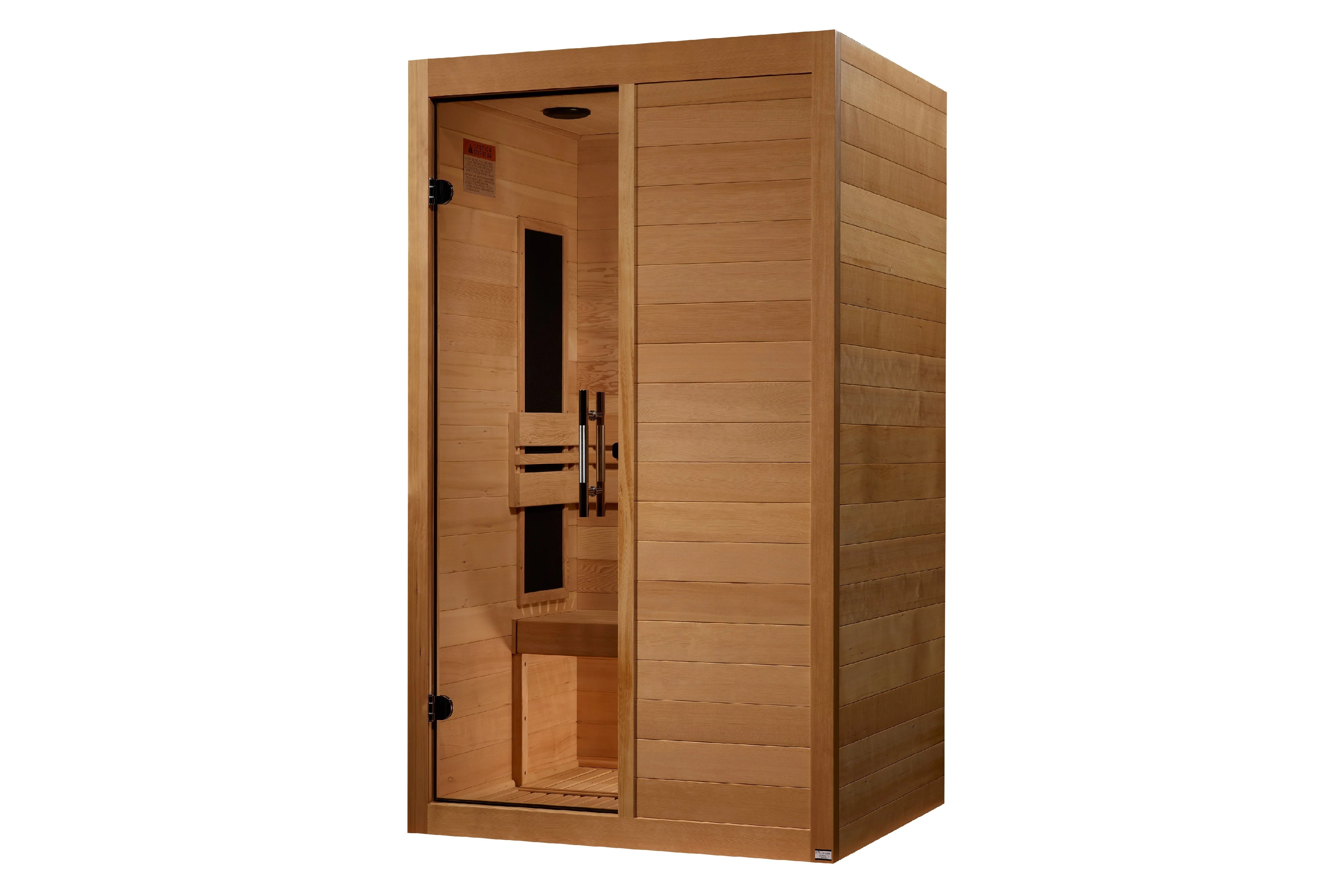 Maxxus S Line 2 Person Low EMF FAR Infrared Sauna for Home Relaxation & Detox - Wooden Spa Cabin for Health & Wellness