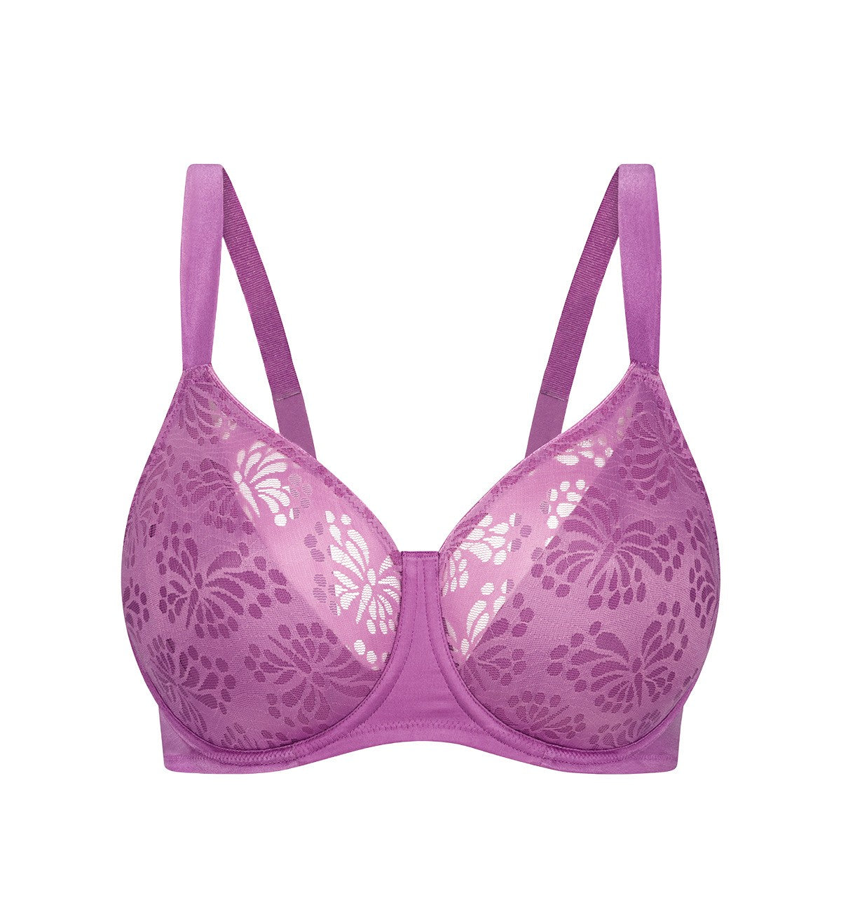 Lacy Minimizer Bra for Women - Comfortable Full Coverage Underwire Bra - Perfect for Everyday Wear, Work, and Special Occasions