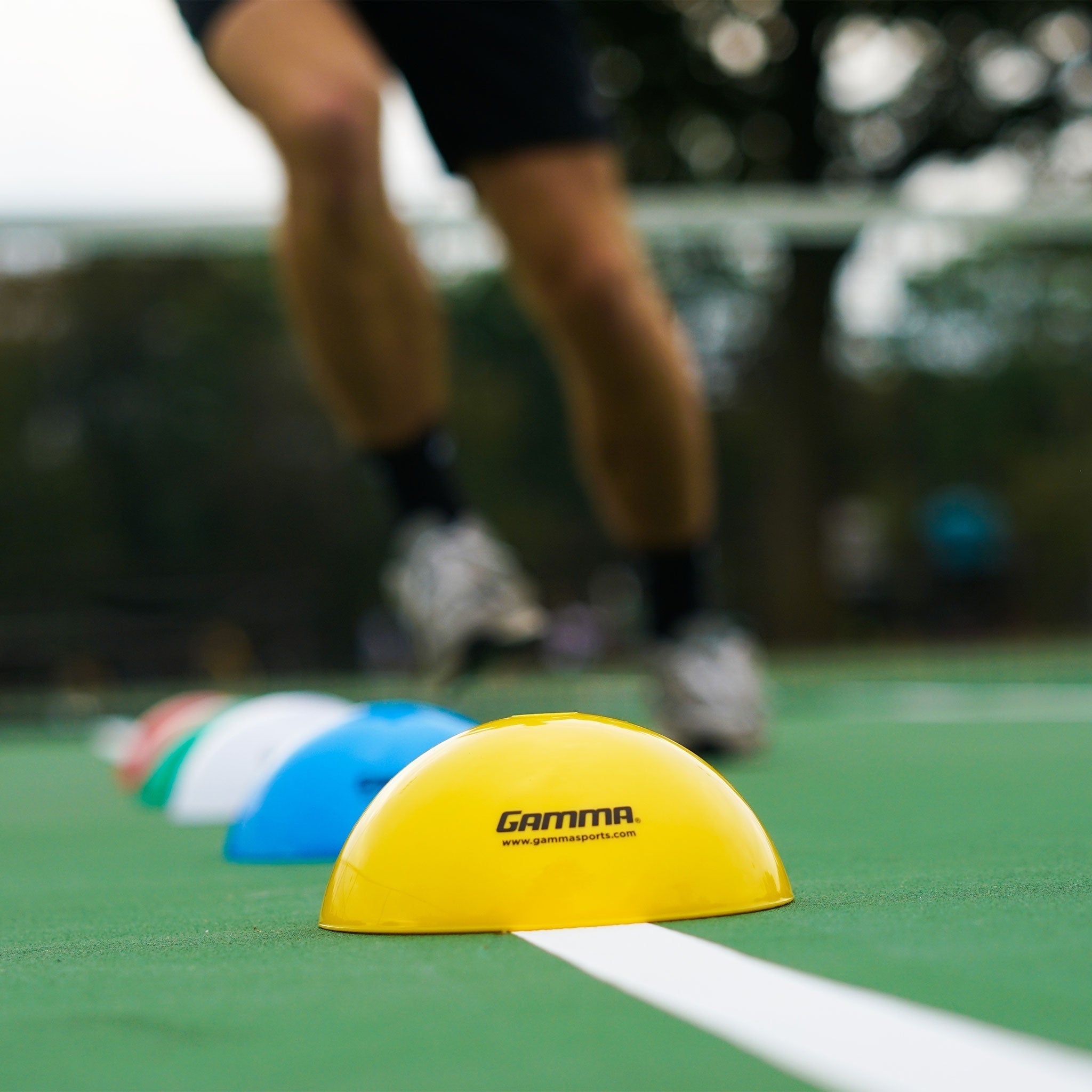 GAMMA Dome Cones 5 Pack - Agility & Balance Training Equipment for Sports, Fitness, and Physical Therapy - Perfect for Soccer, Football, Basketball Drills and Home Workouts