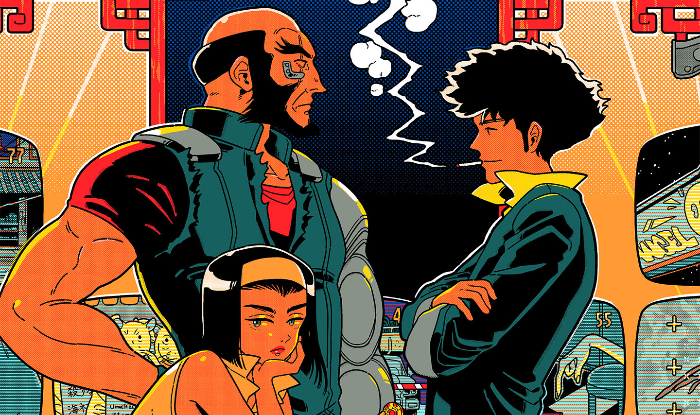 Cowboy Bebop Anime Poster - High Quality Wall Art Decor for Bedroom, Living Room & Office - Perfect Gift for Anime Fans