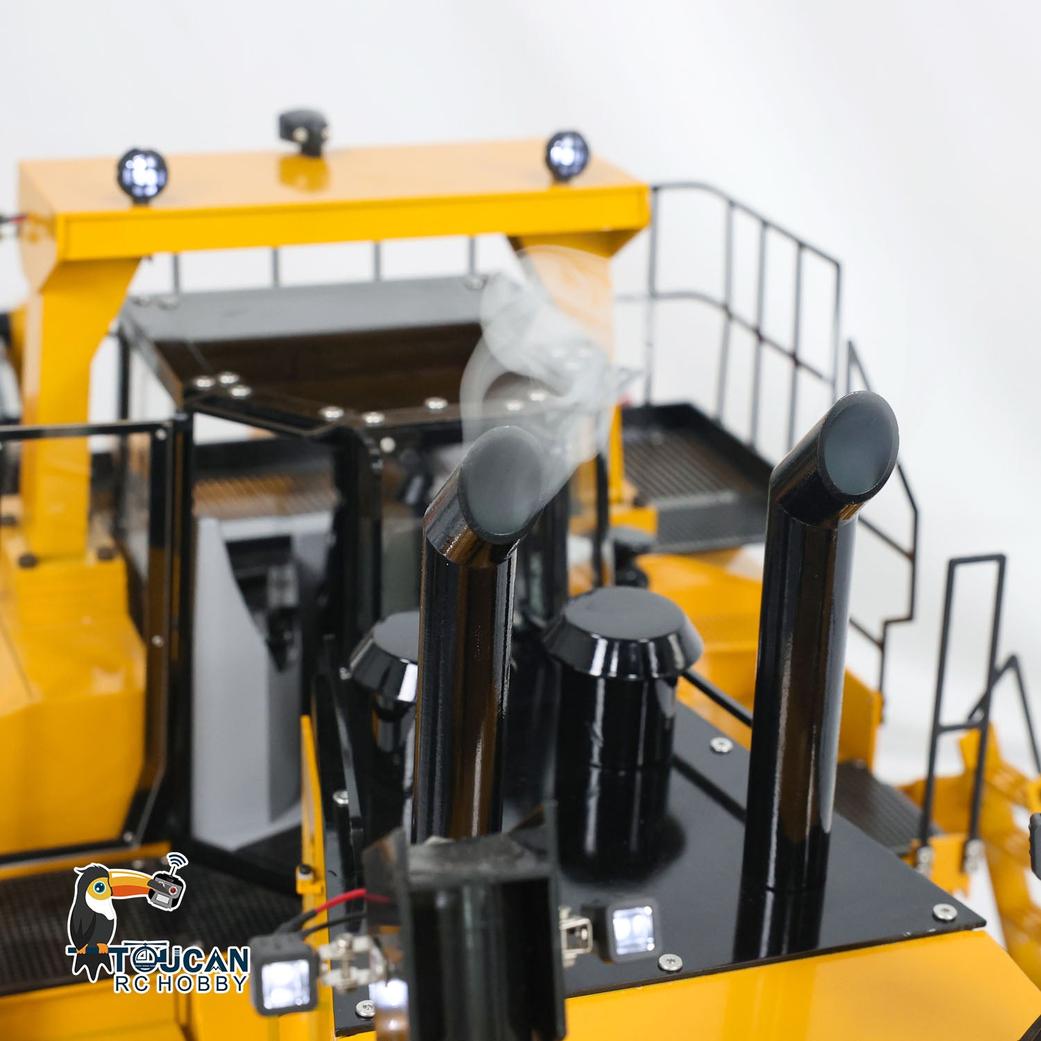 1/10 Scale D11T RC Bulldozer - 3 Plow Hydraulic Radio Control Construction Vehicle, Heavy Duty Simulation Crawler Tractor DIY PNP Model - Perfect for Construction Enthusiasts & RC Hobbyists (Outdoor Play, Collection, Gift Idea)