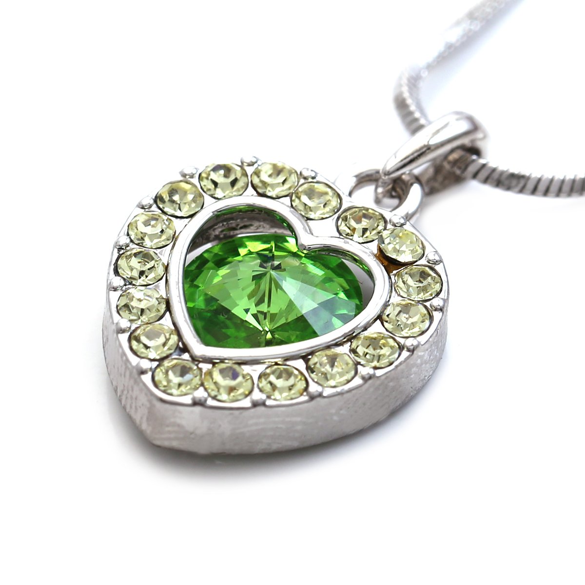 Valentine's Day & Mother's Day Heart Pendant Necklace - Sterling Silver Charm Jewelry Gift for Her - Perfect for Anniversaries, Birthdays & Romantic Occasions
