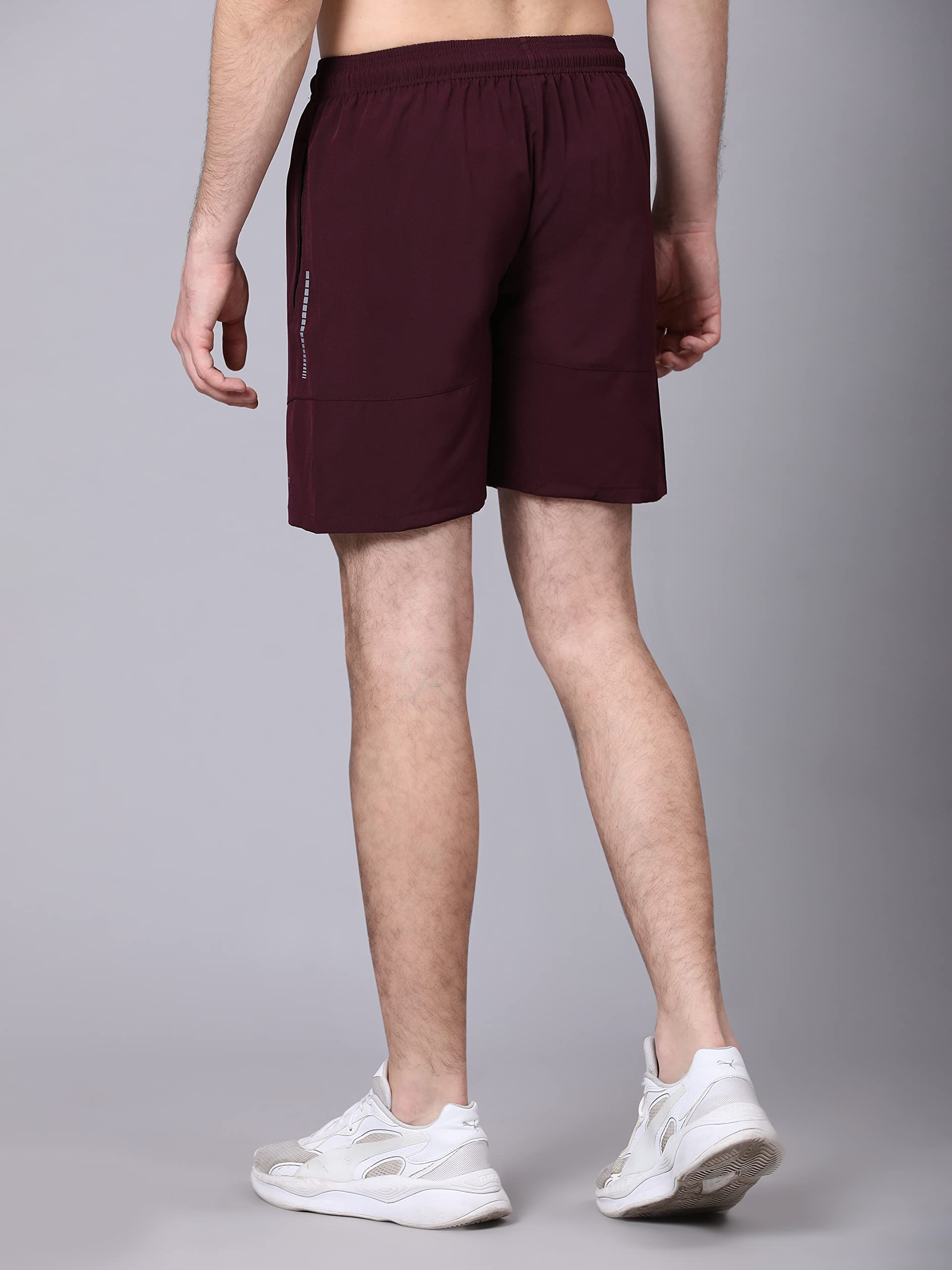 Men's Sport Shorts with Side Zipper Pocket - Gym, Running & Casual Athletic Shorts | Breathable Polyester Fabric | Perfect for Workouts, Jogging & Outdoor Activities