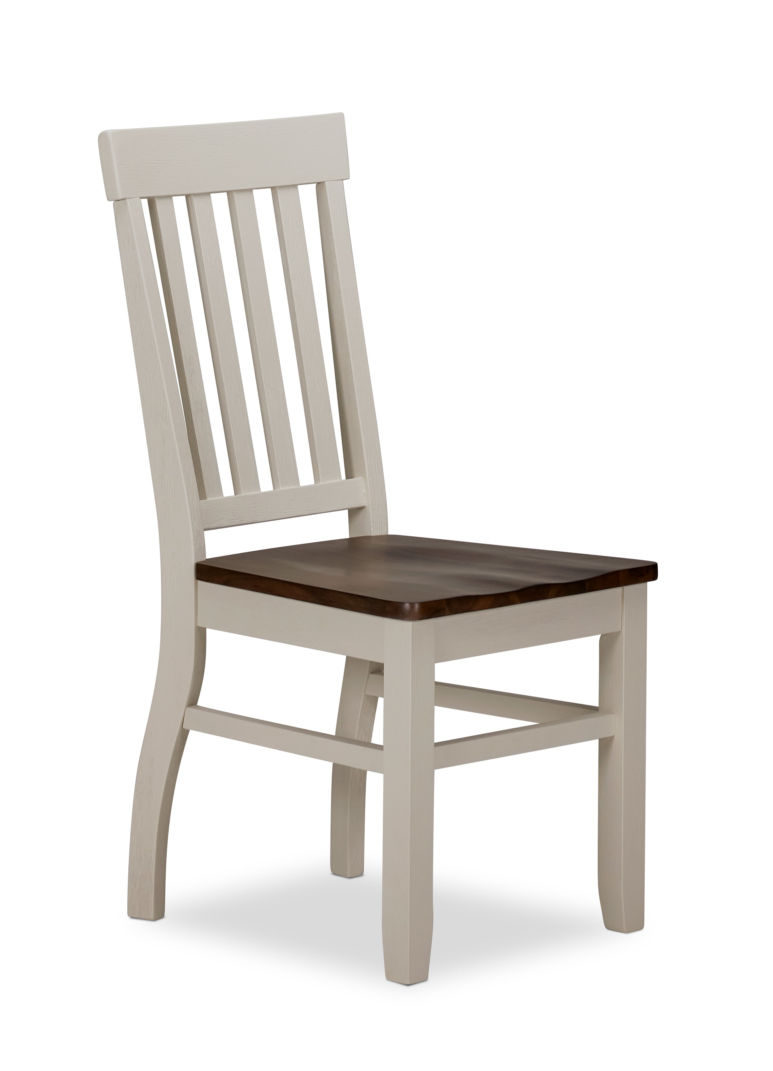 Caylie 7-Piece Dining Set - Ivory & Driftwood Finish - Modern Kitchen Table & Chairs for Small Spaces, Breakfast Nook, or Apartment Dining