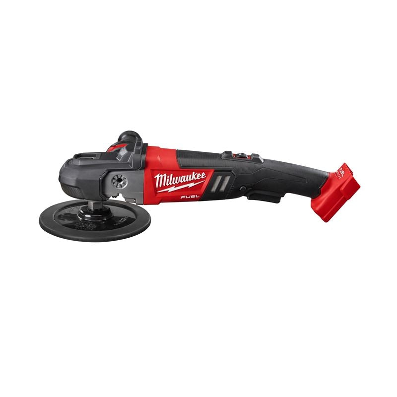 M18 FUEL 18V Brushless Cordless Variable Speed Polisher - 7 Inch, Tool Only (Ideal for Car Detailing, Metal Polishing & Wood Finishing)