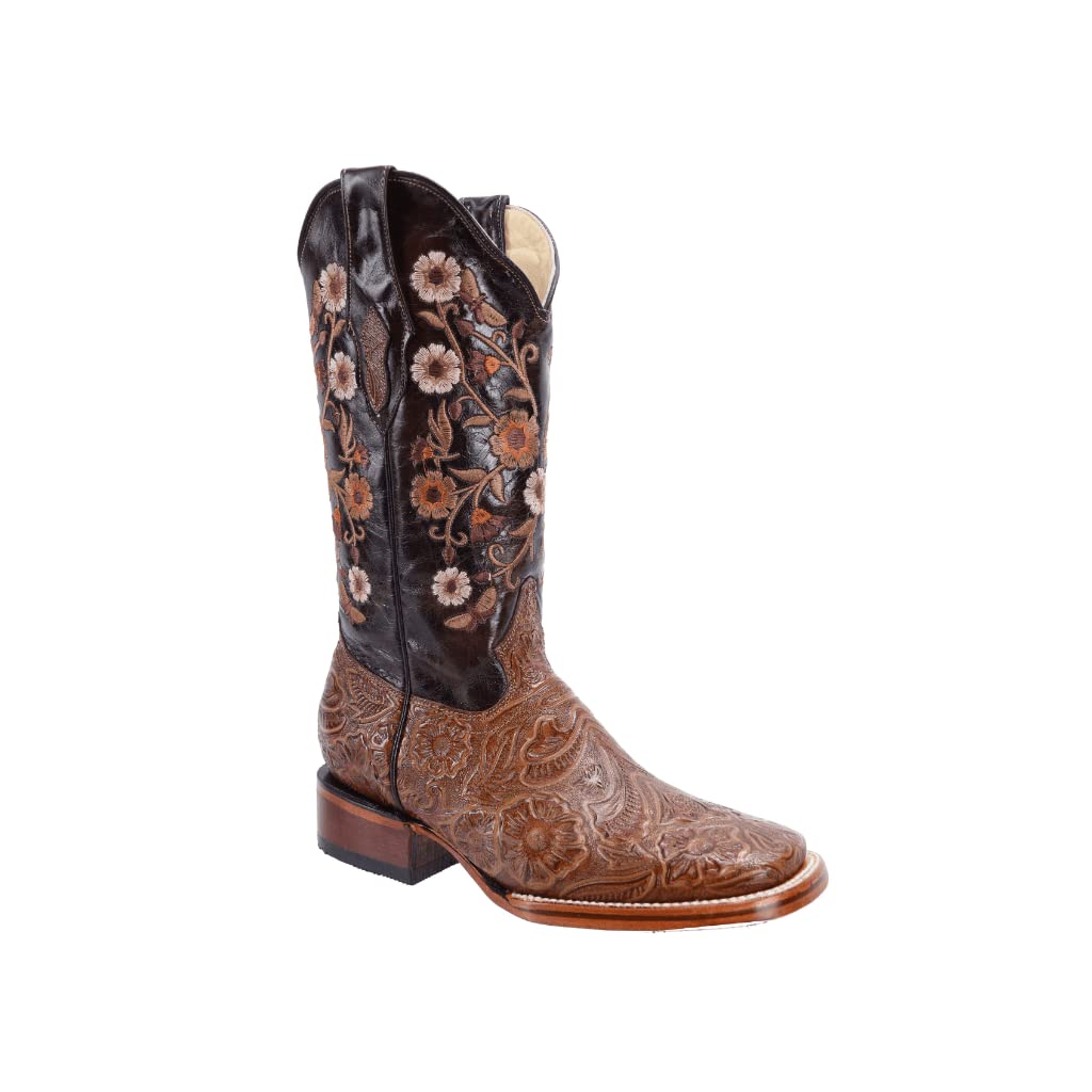 Joe Boots Western Boots for Women - 1609 Sincelado Style Cowgirl Boots, Comfortable & Stylish Riding Boots for Country, Rodeo & Outdoor Activities
