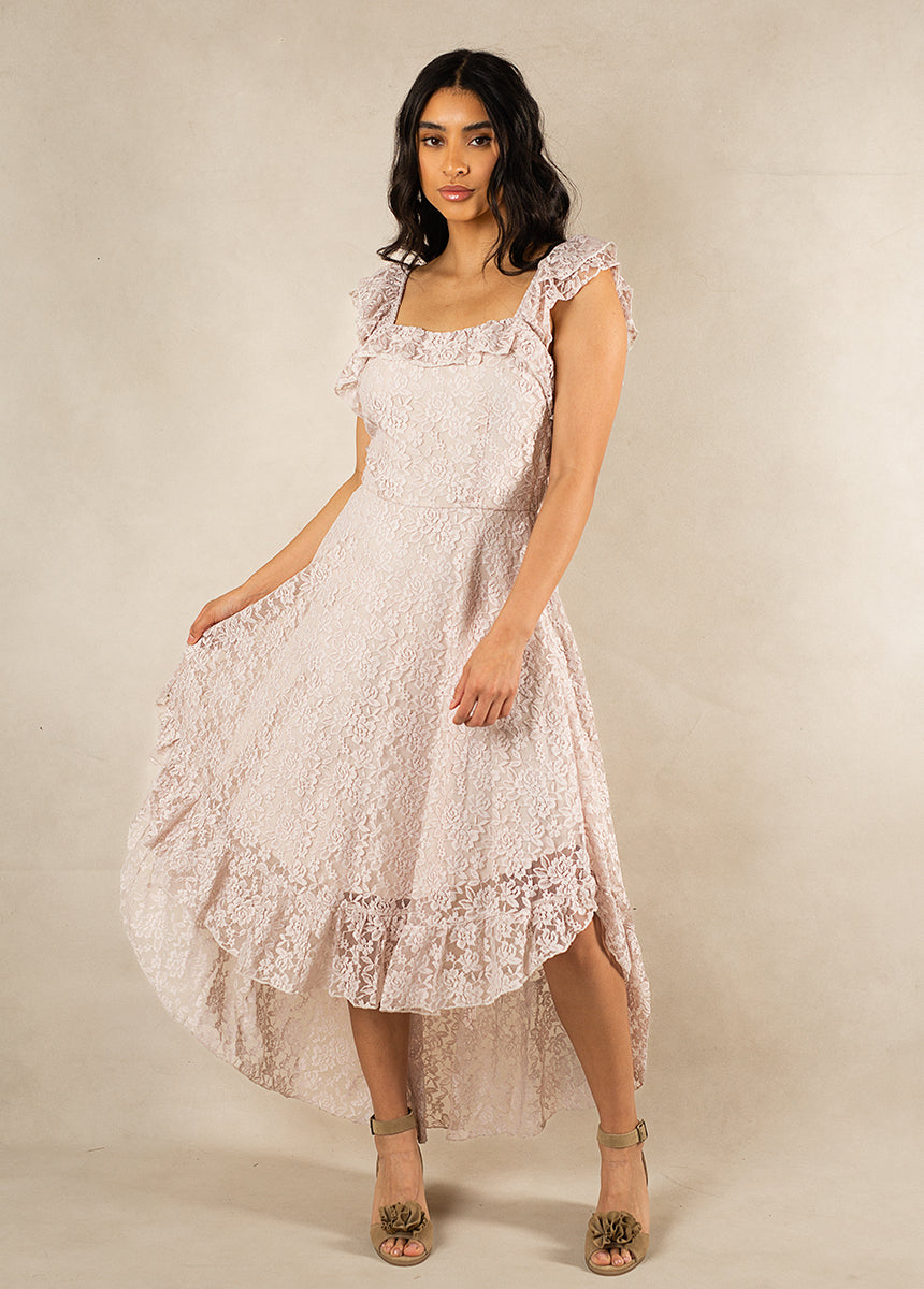 Elegant Rose Water Bridesmaid Dress - Flowy A-Line Gown for Weddings, Parties & Formal Events