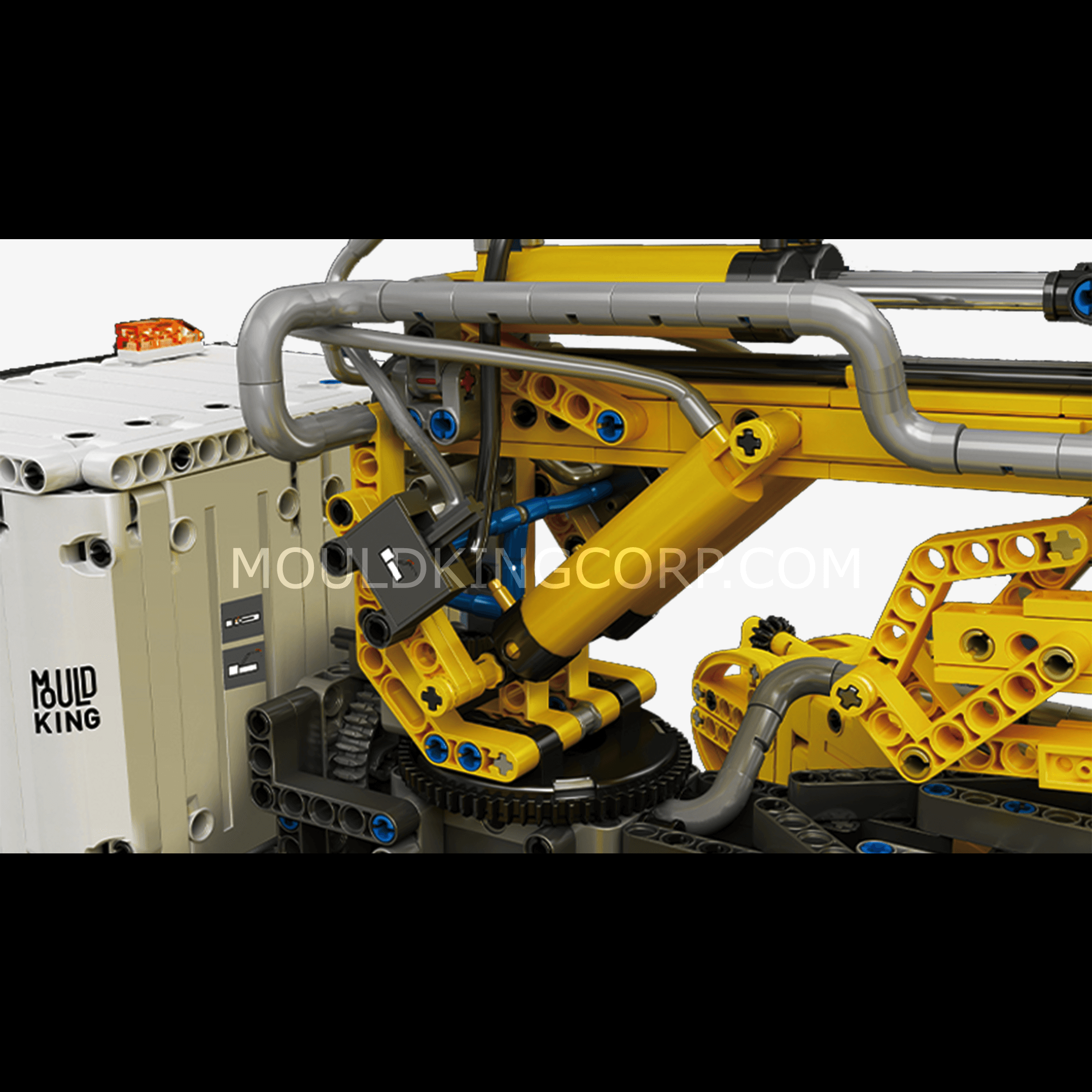 MOULD KING 19003 RC Pneumatic Concrete Truck Building Set - 4,368 Pieces STEM Construction Toy for Adults & Kids | Remote Control Engineering Model for Play & Display