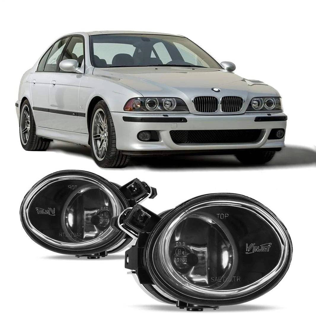 OEM Style Fog Light Kit for 2001-2005 BMW 3 Series E46 & 2000-2003 5 Series E39 M5 - Clear Lens - Perfect for Night Driving and Enhanced Visibility