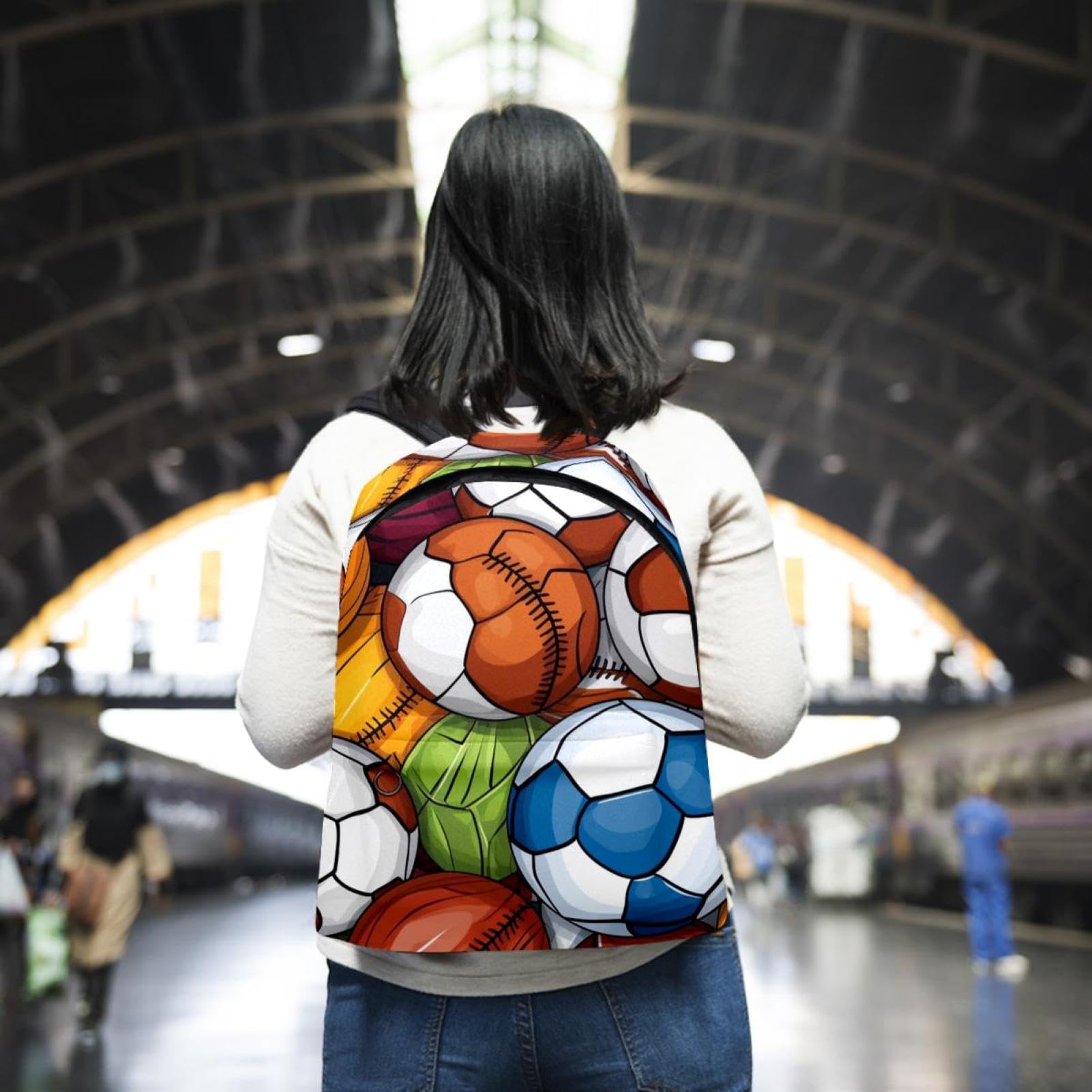Best Travel & Work Backpack for Men & Women - Durable Sports Backpack for Basketball, Football, Volleyball - Perfect for Gym, School, Office & Outdoor Adventures