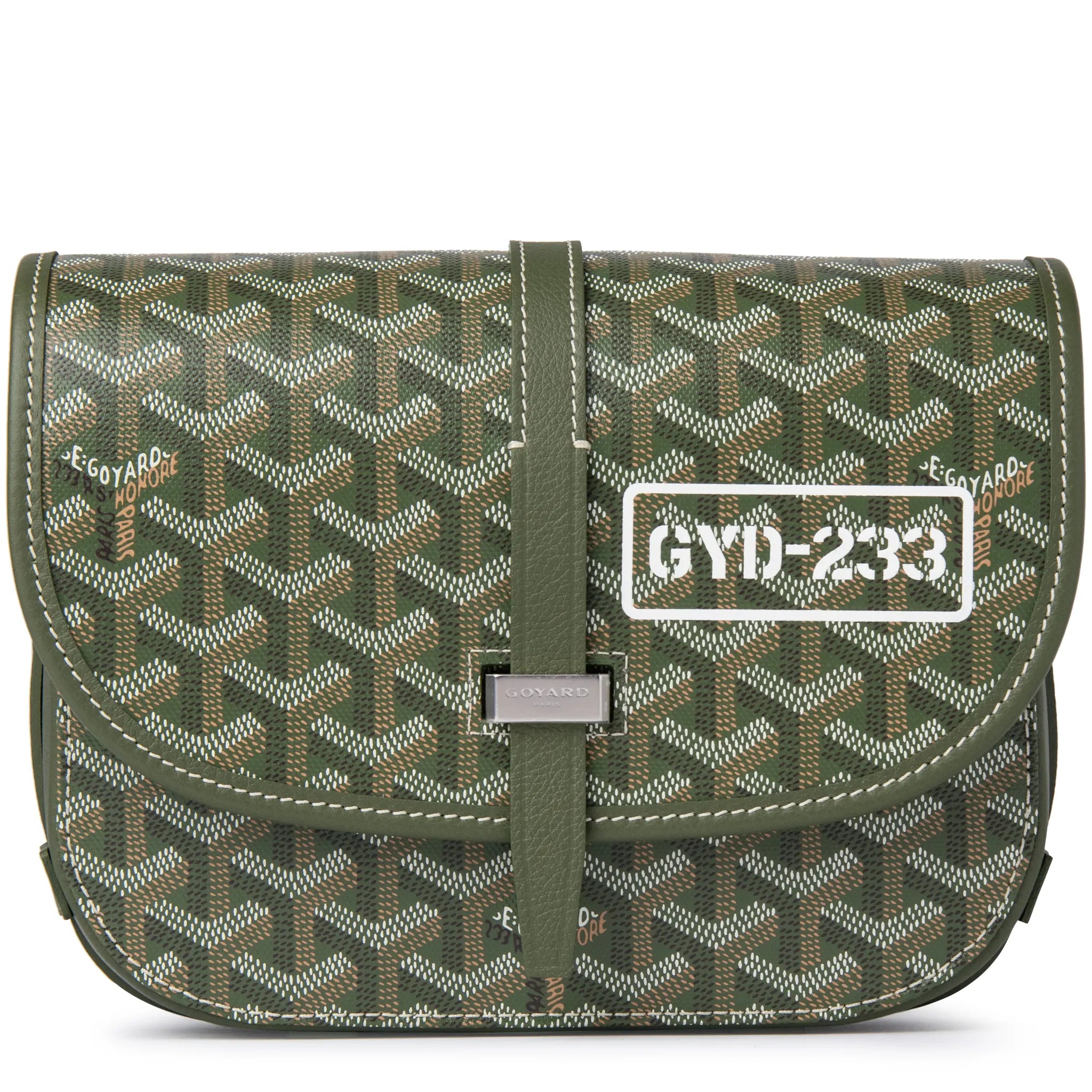 Goyard Goyardine Belvedere II Khaki PM Messenger Bag - Luxury Crossbody Shoulder Bag for Women & Men - Perfect for Travel, Work & Everyday Use