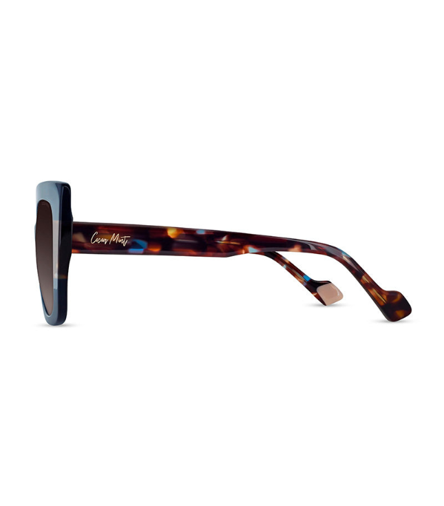 Cocoa Mint CMS2126 Polarized Sunglasses for Women - UV Protection, Fashionable Retro Round Frame - Perfect for Driving, Beach & Outdoor Activities