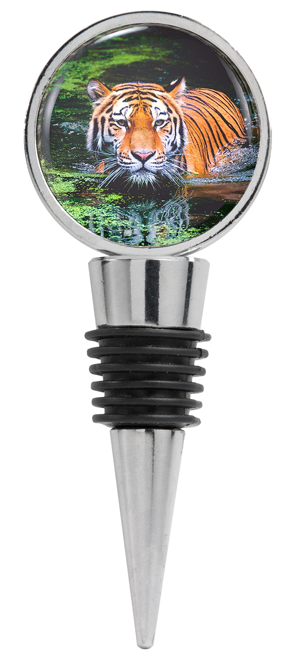 Premium Tiger Wine Stopper - Handcrafted Animal-Themed Cork for Wine Bottles - Perfect for Gifts, Home Decor, and Wine Lovers