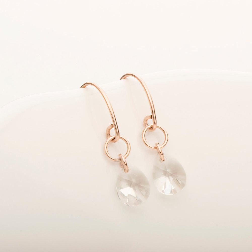 Freefall Crystal Earrings - Elegant Dangling Jewelry for Women | Perfect for Parties, Weddings & Special Occasions