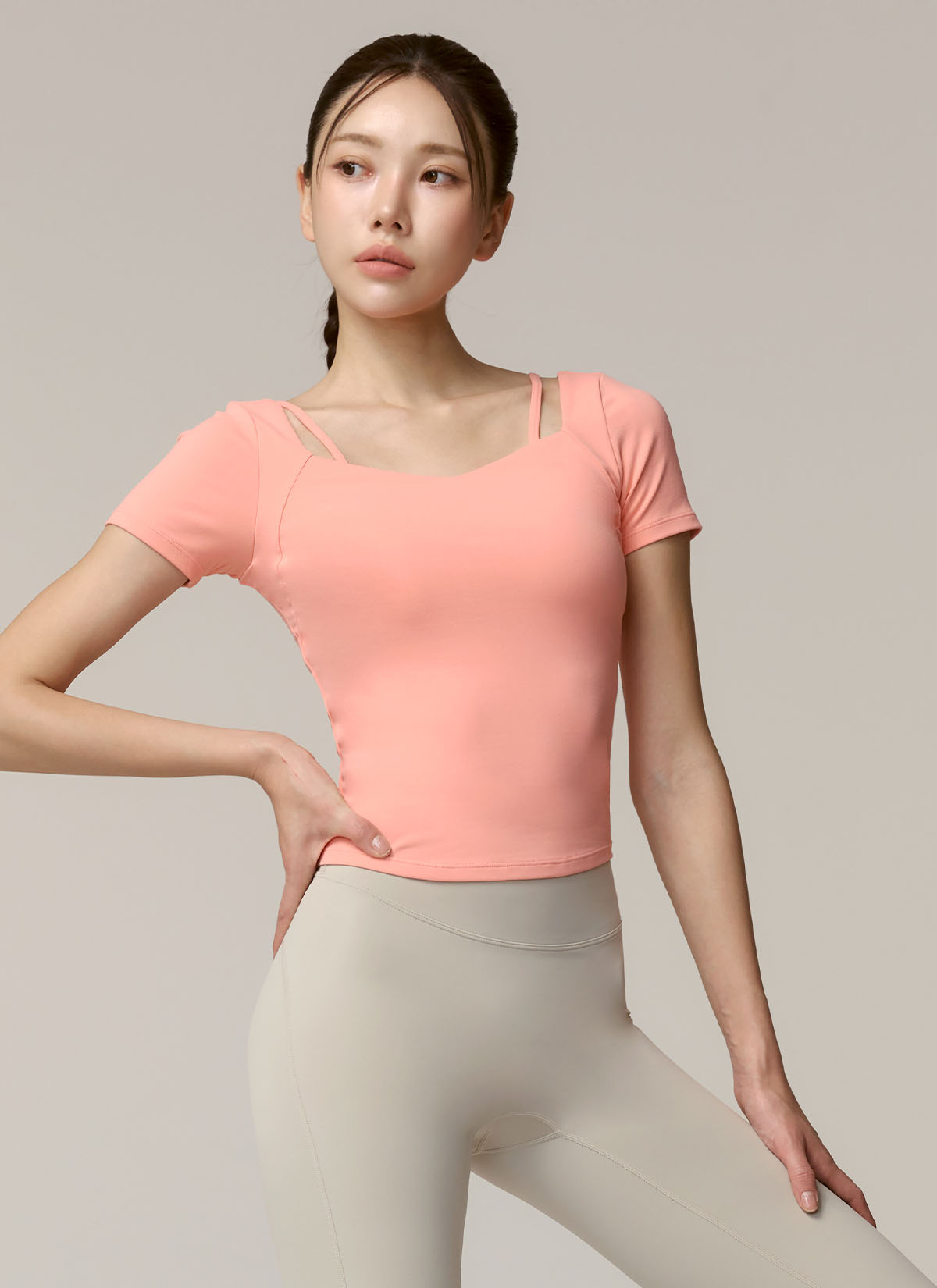 Soft Cotton Heart Neck Crop Top for Women - Trendy Summer Fashion, Casual Outfits, and Beachwear