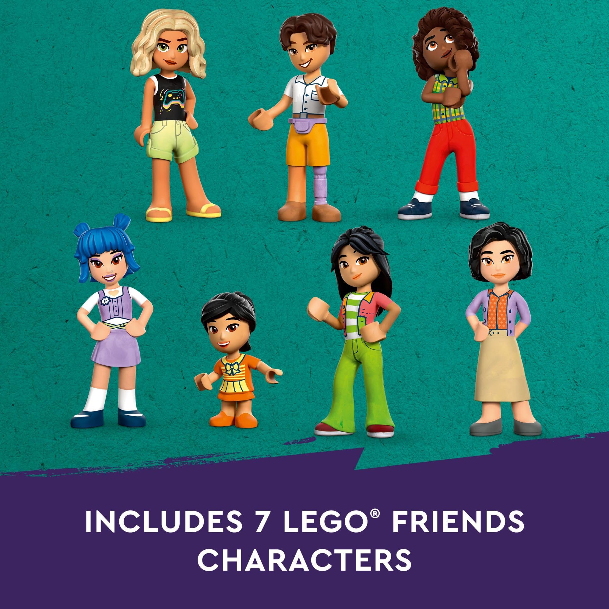 LEGO Friends Heartlake City Shopping Mall Building Kit with Mini-Doll Accessories - Creative Construction Toy for Kids Ages 8+ to Develop Social Skills - Perfect Gift for Boys & Girls - Play Together & Build Imagination - 42604 | Birthday, Christmas & Role-Playing Fun