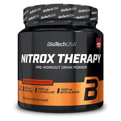 BioTech USA Nitrox Therapy Whey Protein Powder 340g - Premium Muscle Recovery & Growth Supplement for Athletes & Fitness Enthusiasts | Post-Workout & Gym Performance Booster