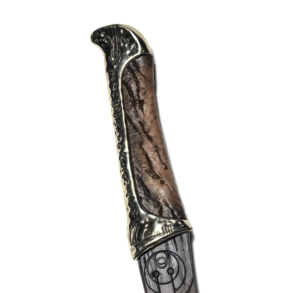 Authentic Starforged Dune II Sandworm Teeth Crysknife - Officially Licensed Atreides Movie Prop Replica (2024 Edition) | Perfect for Cosplay, Collectors & Sci-Fi Decor