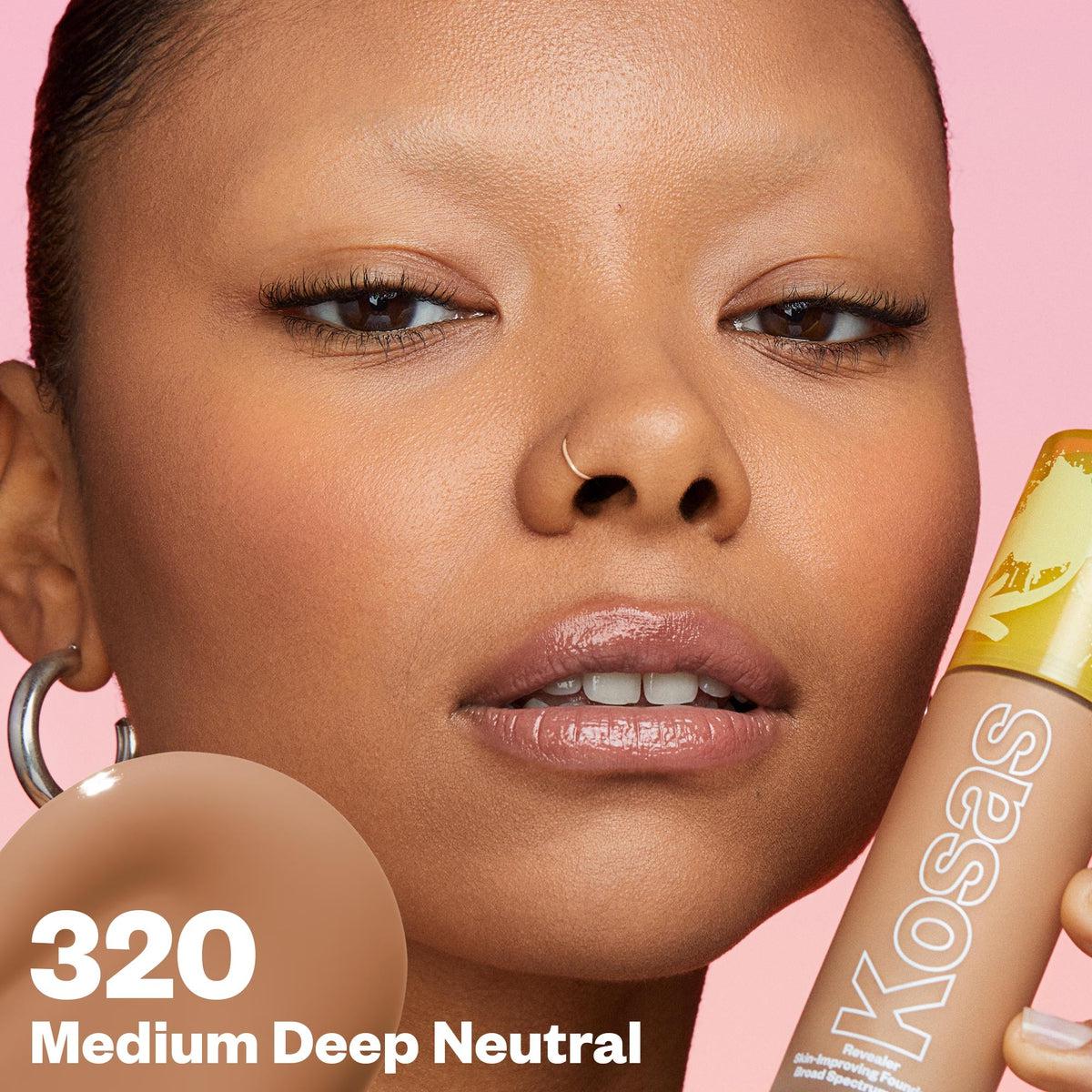Revealer Skin Improving Foundation SPF 25 - Lightweight Liquid Makeup with Hydrating Formula for Flawless Coverage | Perfect for Daily Wear & Special Occasions
