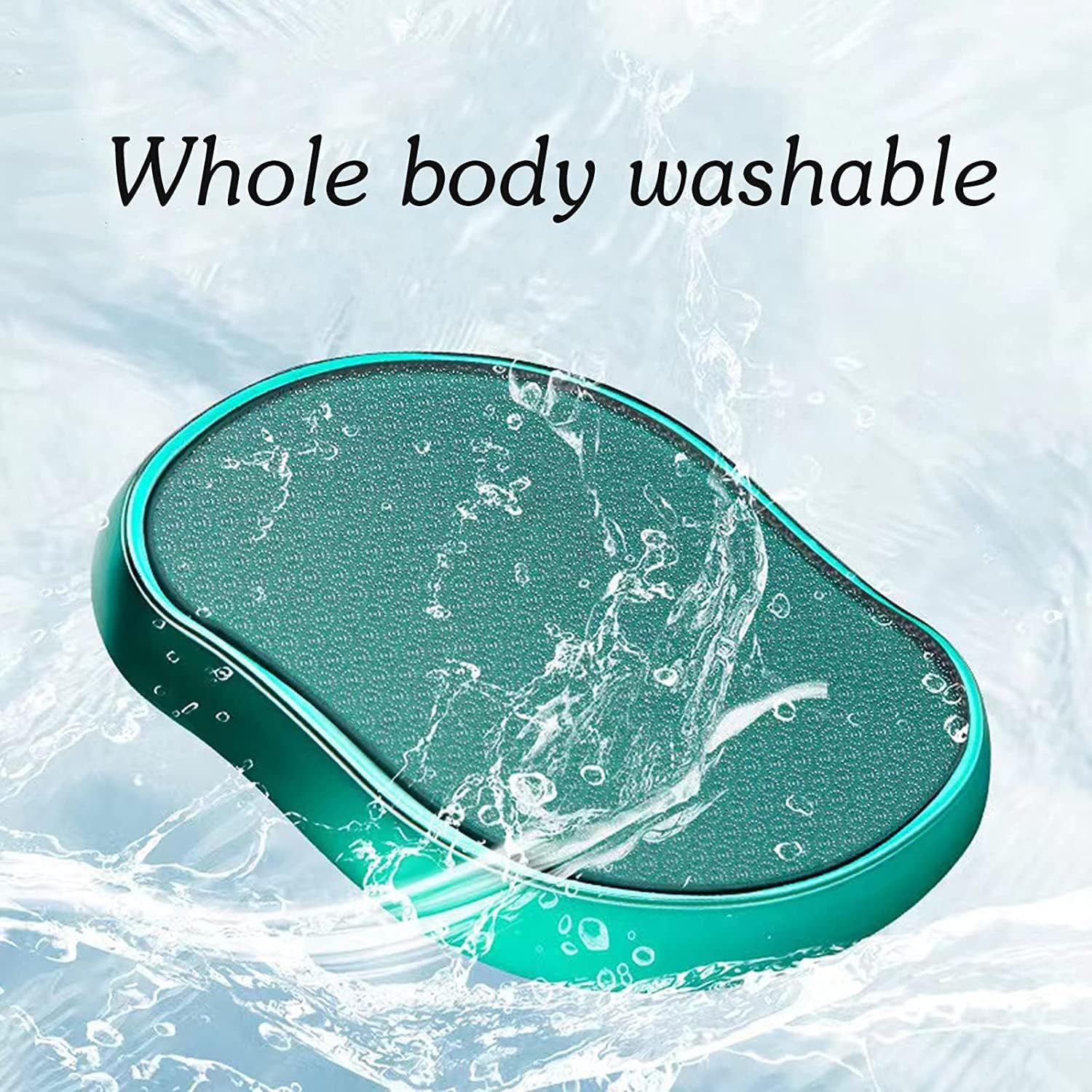 Scoovi Nano Crystal Glass Foot Grinder - Painless Callus Remover for Dry & Wet Use | Pedicure Tool for Dead Skin, Cracked Heels & Calluses | Perfect for Home Spa & Foot Care Routine