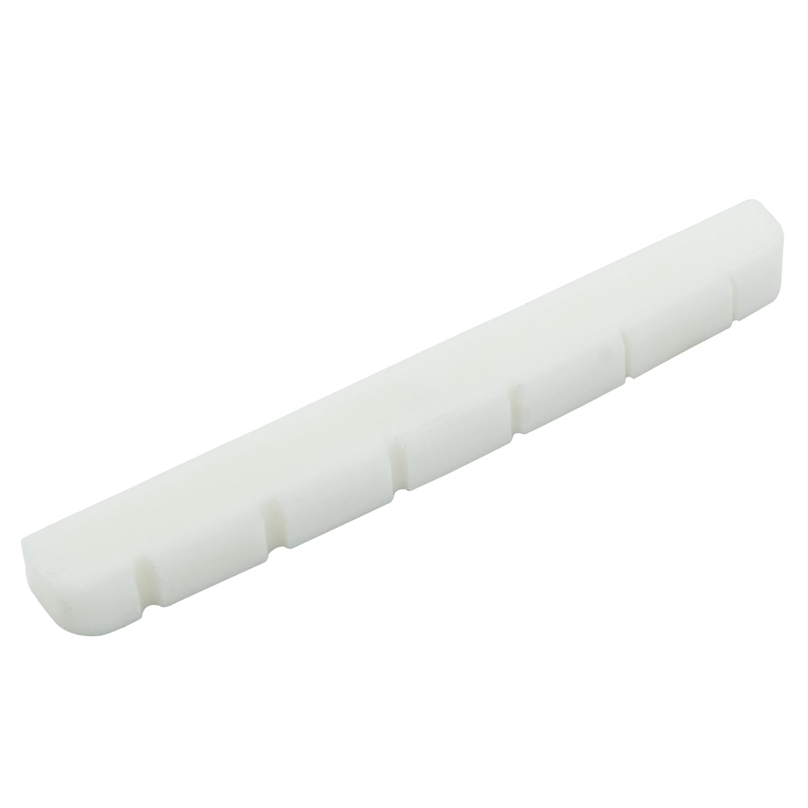 Premium 42mm Bone Nut for Electric & Acoustic Guitars - 6 String Slotted Nut with Flat Bottom, Fits LP Style Guitars (43x5.16x3.5mm) - Perfect for Guitar Upgrades, Repairs & Professional Setups
