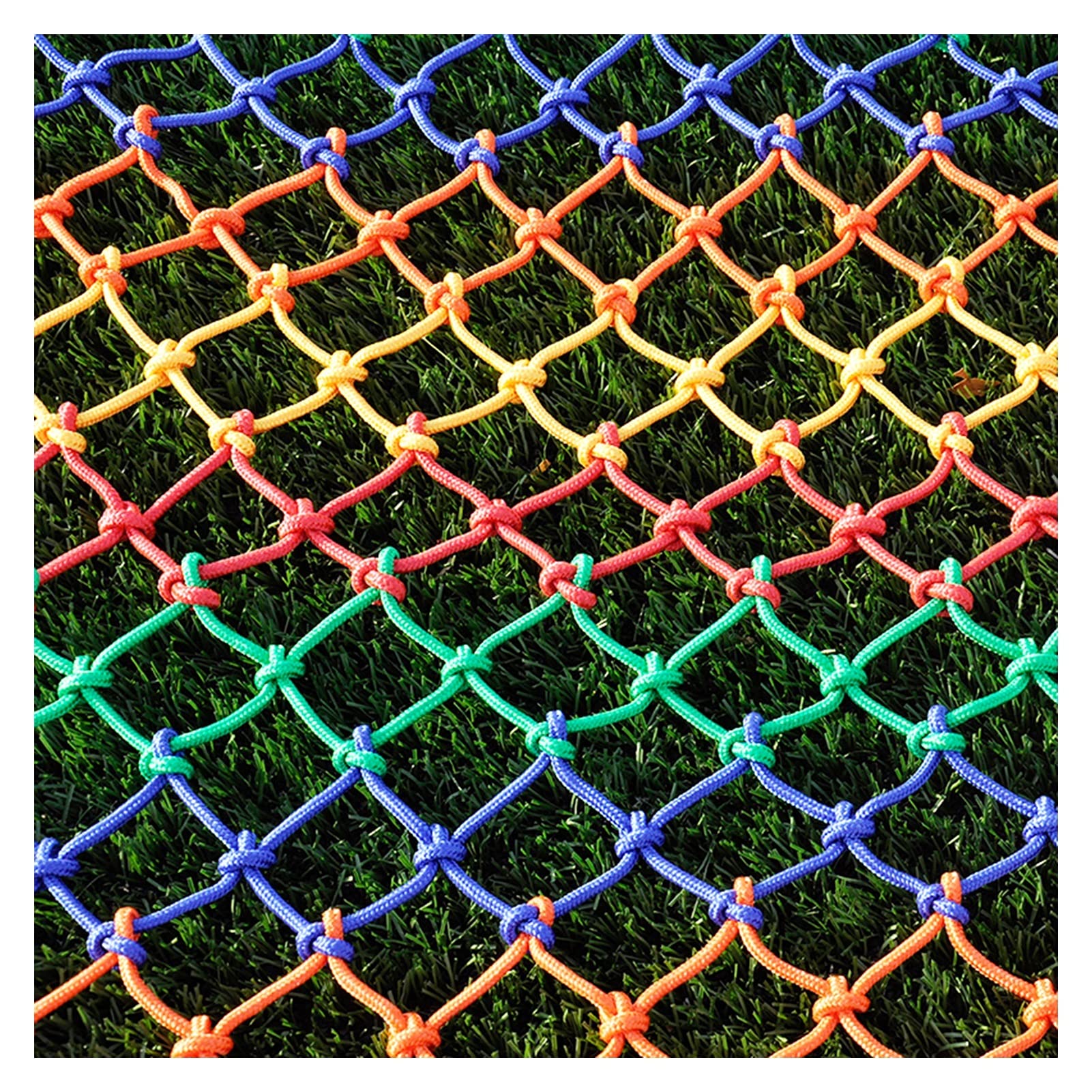 Nylon Rope Safety Net for Stairs, Balcony, and Playground - 8mm Rope, 1x10m (3x33ft) - Childproof Anti-Falling Mesh for Home, Kindergarten & Outdoor Decor - Perfect for Baby Gates, Treehouse Safety, and Pet Protection