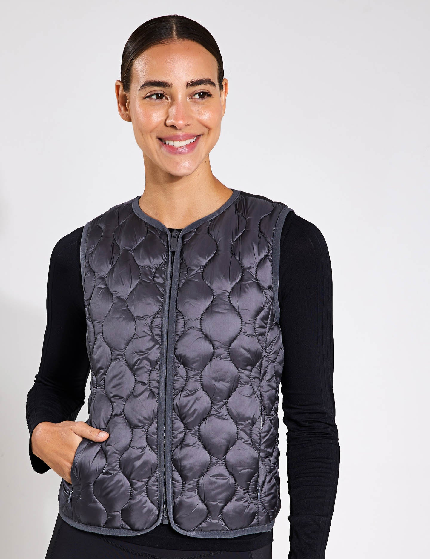 Kenal Vest for Men - Dark Onyx Color Lightweight Outdoor Hiking Jacket | Perfect for Camping, Travel & Adventure Activities