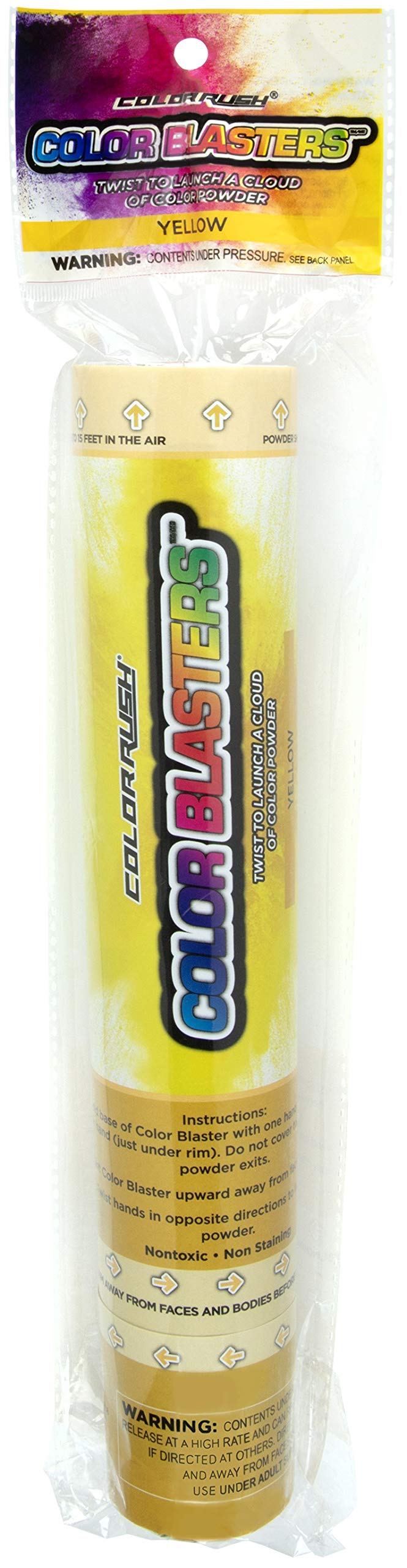 Color Rush Yellow Color Blaster Toy - High-Intensity Water Gun for Outdoor Summer Fun, Pool Parties & Backyard Battles